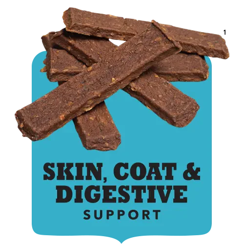 Acana Chewy Strips Skin & Coat Salmon Dog Treats - Image 3