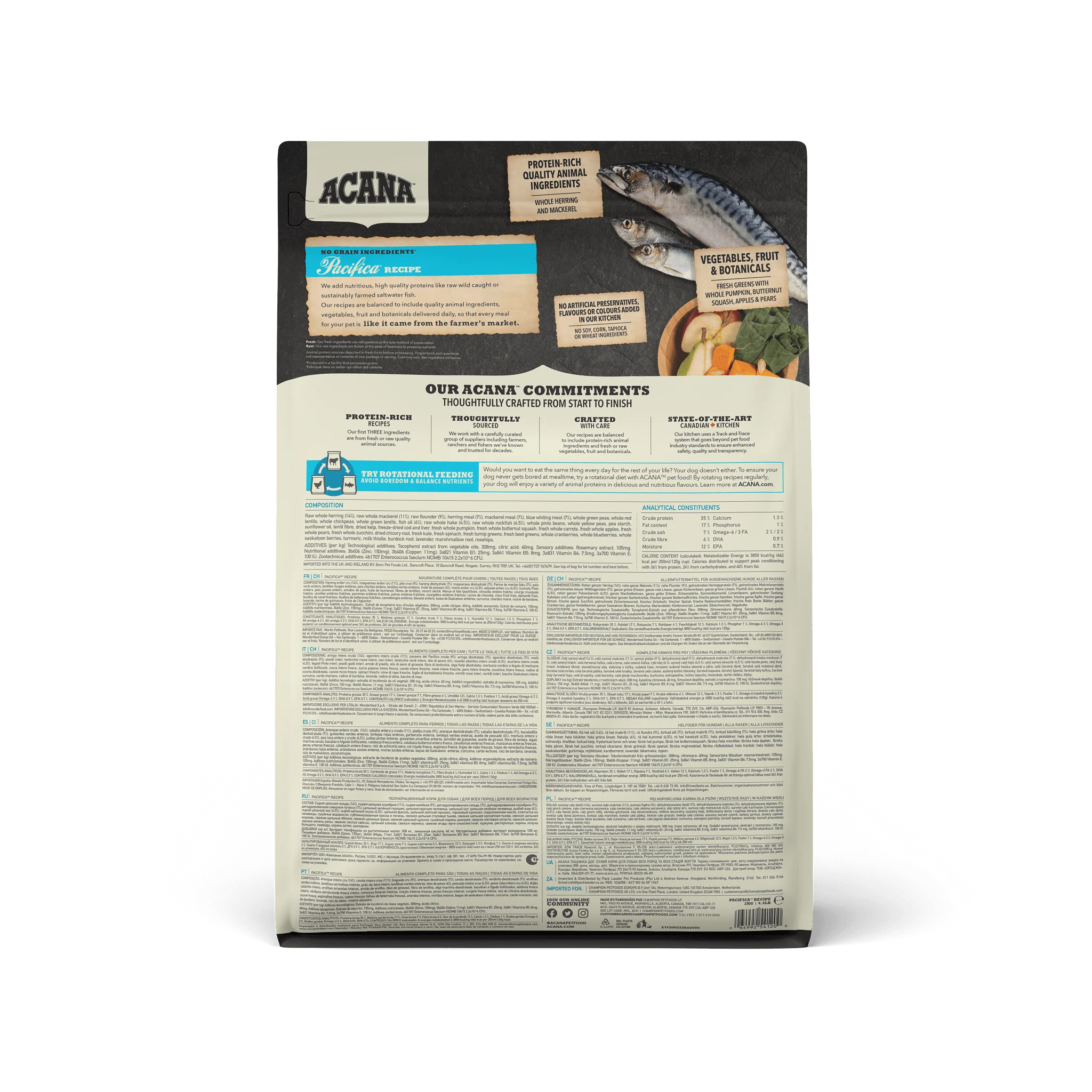 Acana Highest Protein Pacifica Dry Dog Food Recipe - Image 6