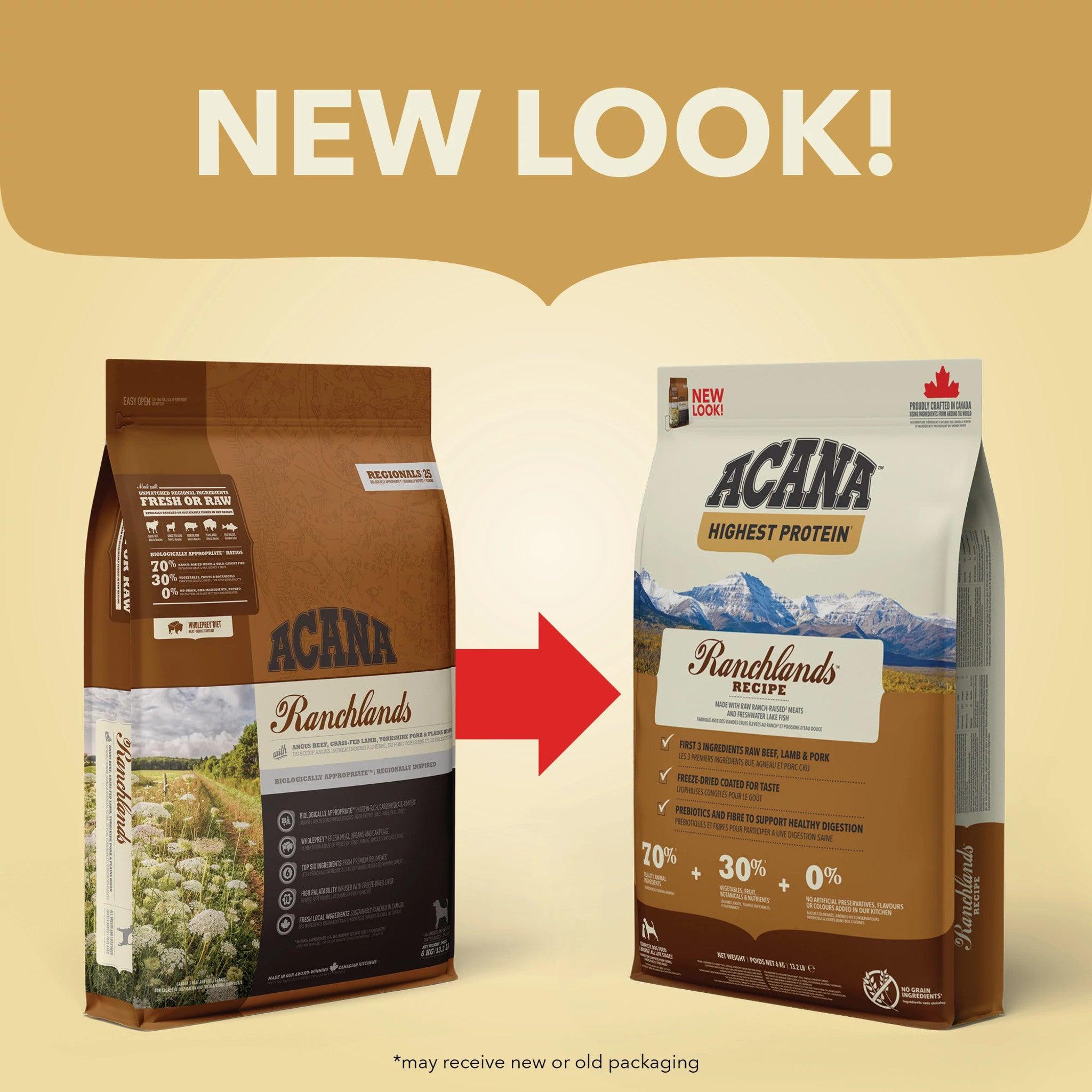Acana Highest Protein Ranchlands Dry Dog Food Recipe - Image 2