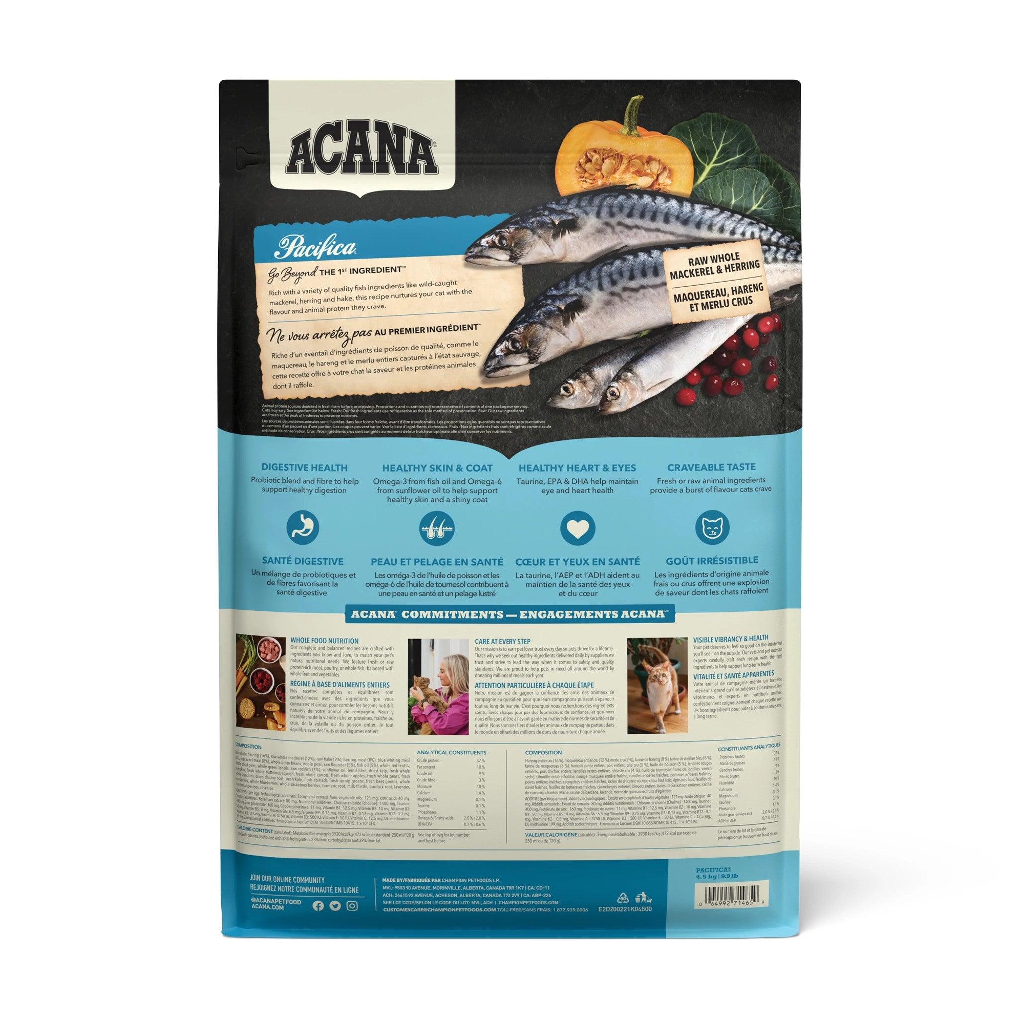 Acana Highest Protein Super Premium Cat Food Pacifica Recipe - Image 5