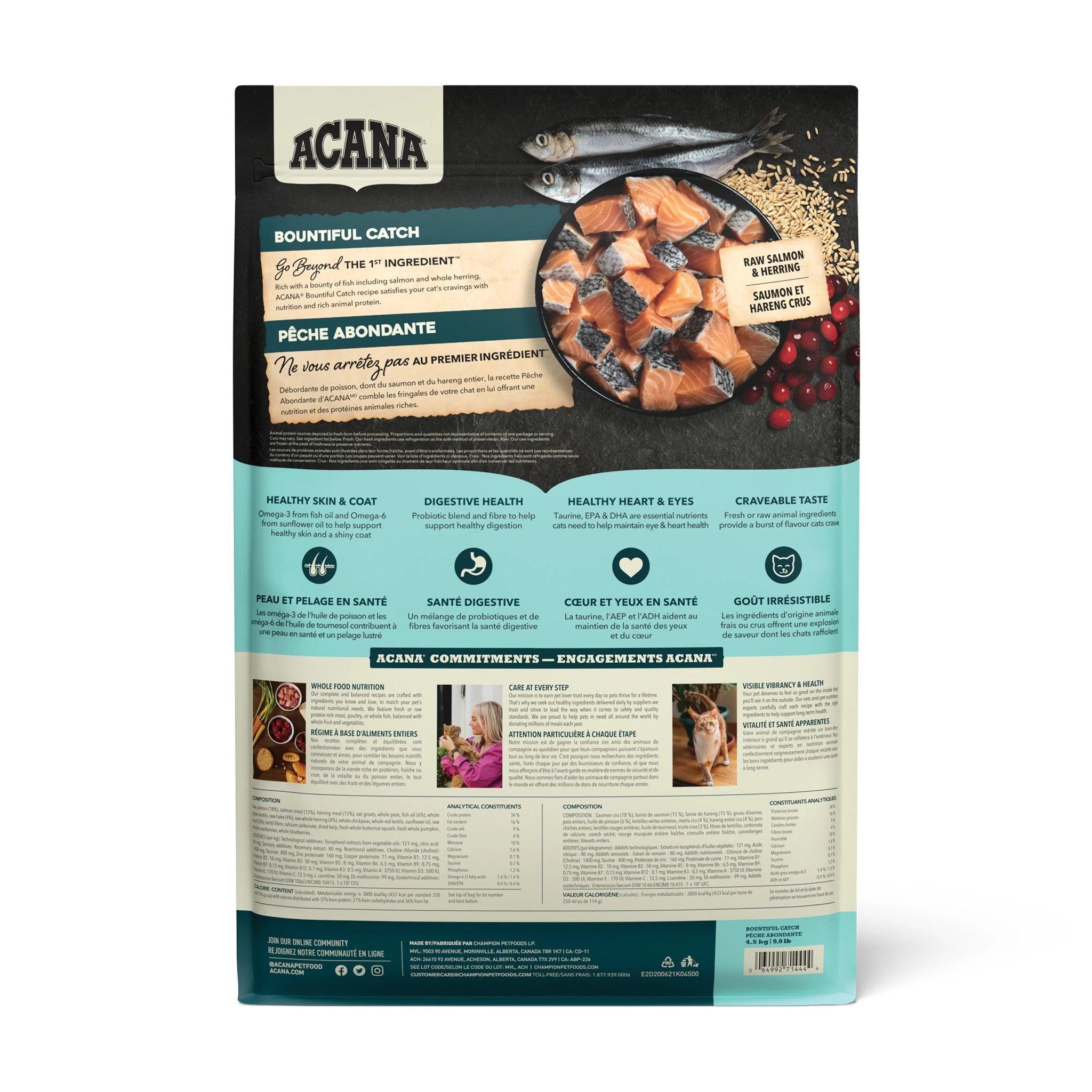 Acana Premium Cat Food Bountiful Catch Recipe - Image 4