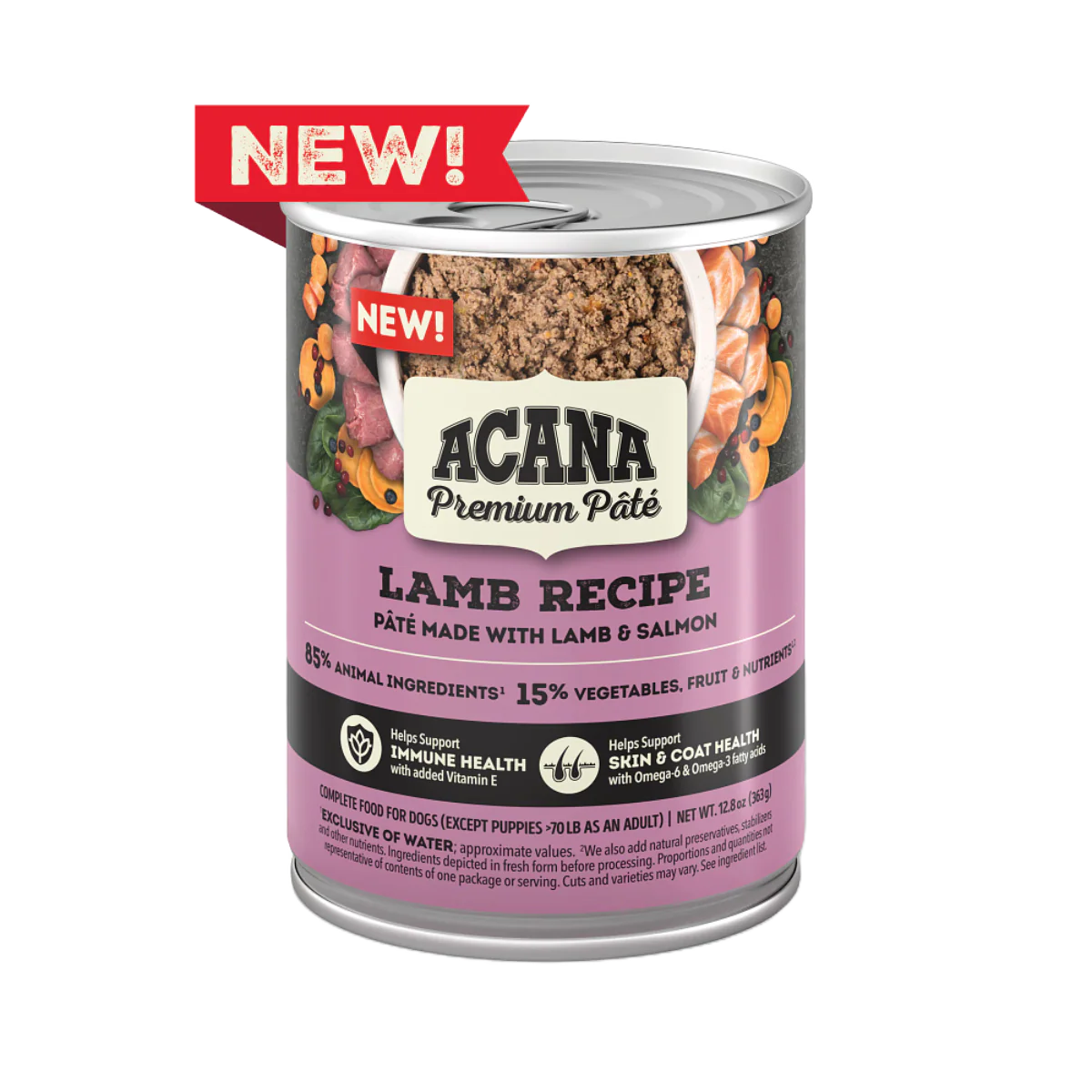 Acana Premium Pate Lamb Wet Dog Food Recipe