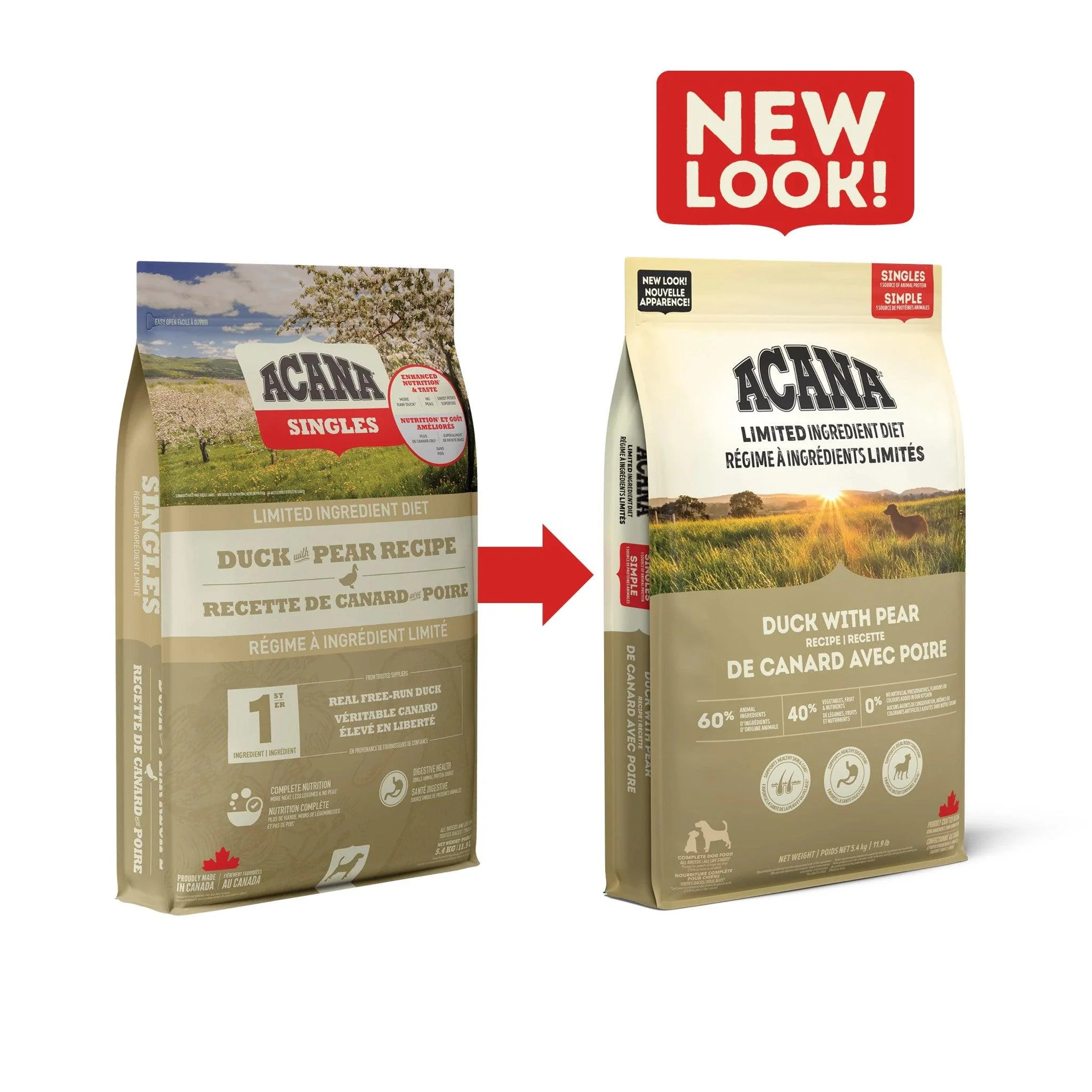 Acana Singles Limited Ingredient Diet Duck & Pear Dog Food Recipe - Image 2
