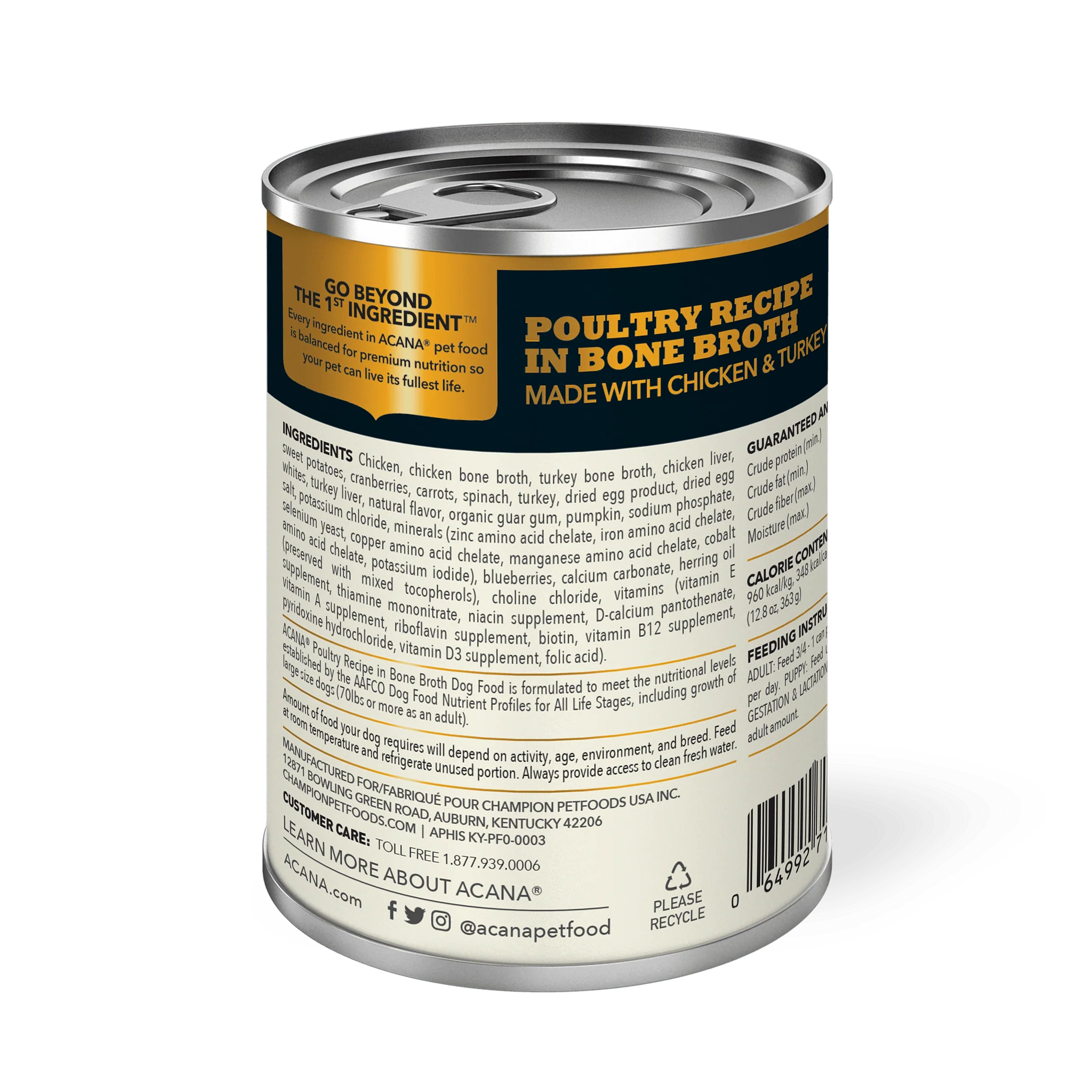 Acana Wet Dog Food Poultry Recipe In Bone Broth - Image 5