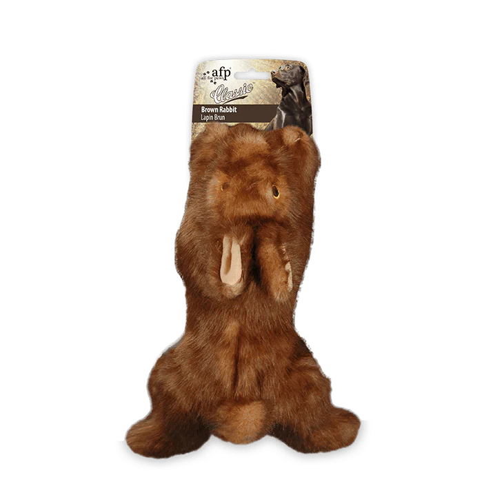 All for Paws Classic Brown Rabbit Dog Toy