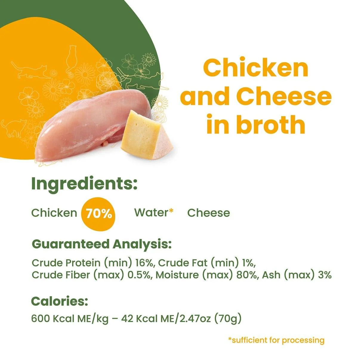 Almo Nature HQS Natural Chicken & Cheese Adult Grain-Free Canned Cat Food - Image 5