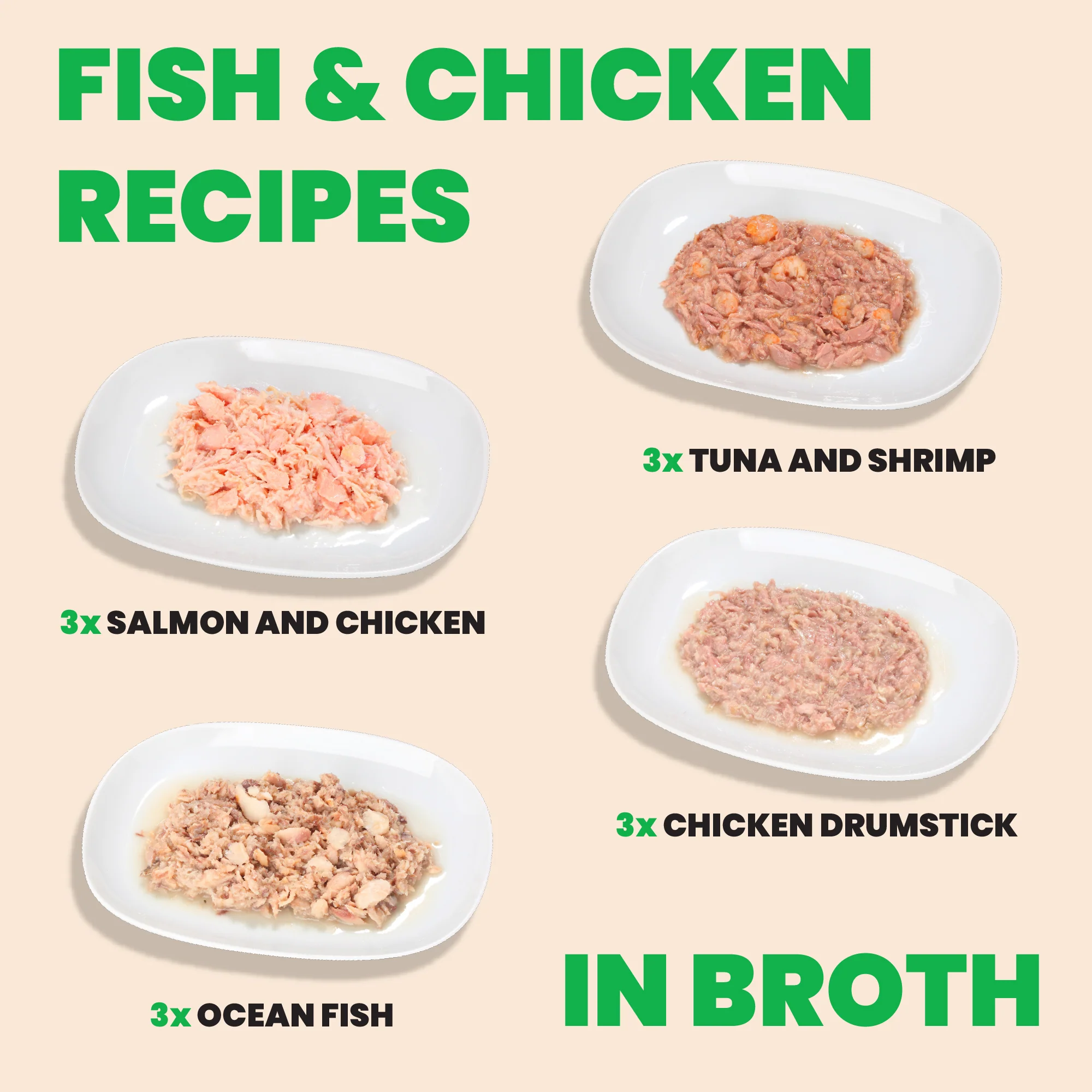 Almo Nature HQS Natural Rotational Diet Fish Selections & Chicken Drumstick - Image 3