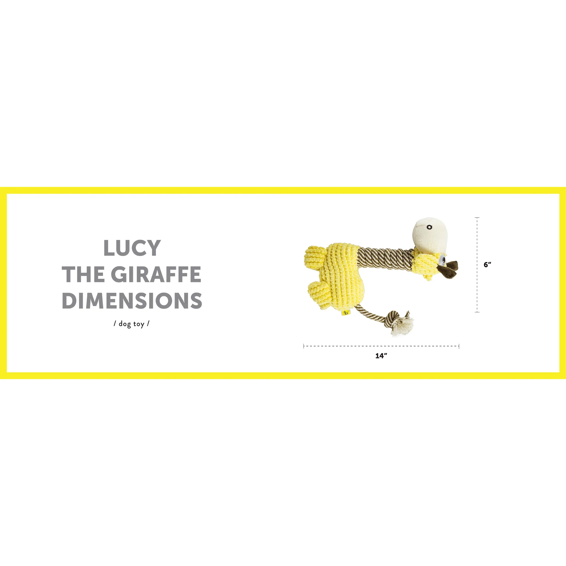 Be One Breed Dog Toy Lucy The Giraffe - Image 5