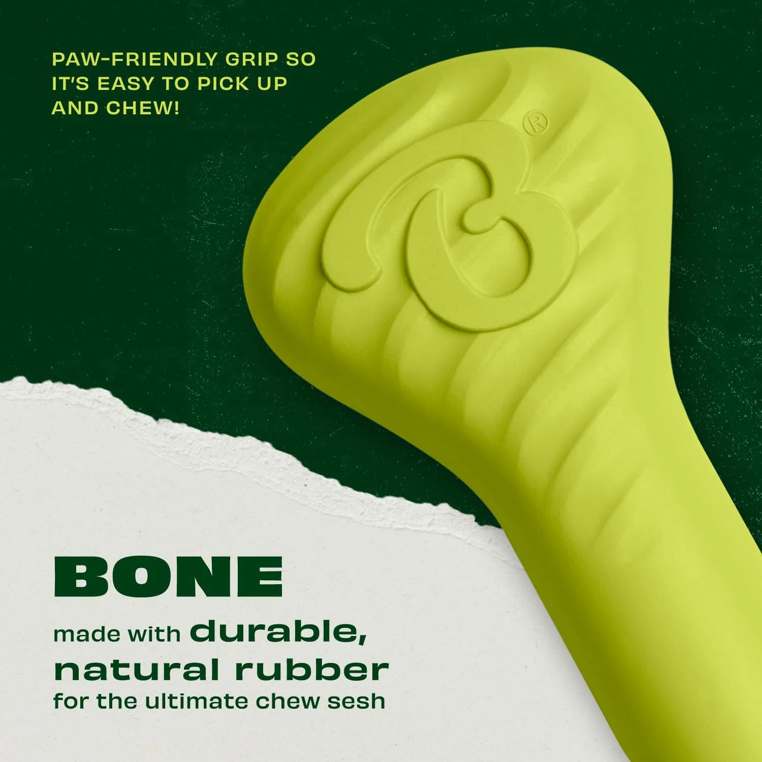 Benebone Natural Rubber Bone Dog Toys - Image 3