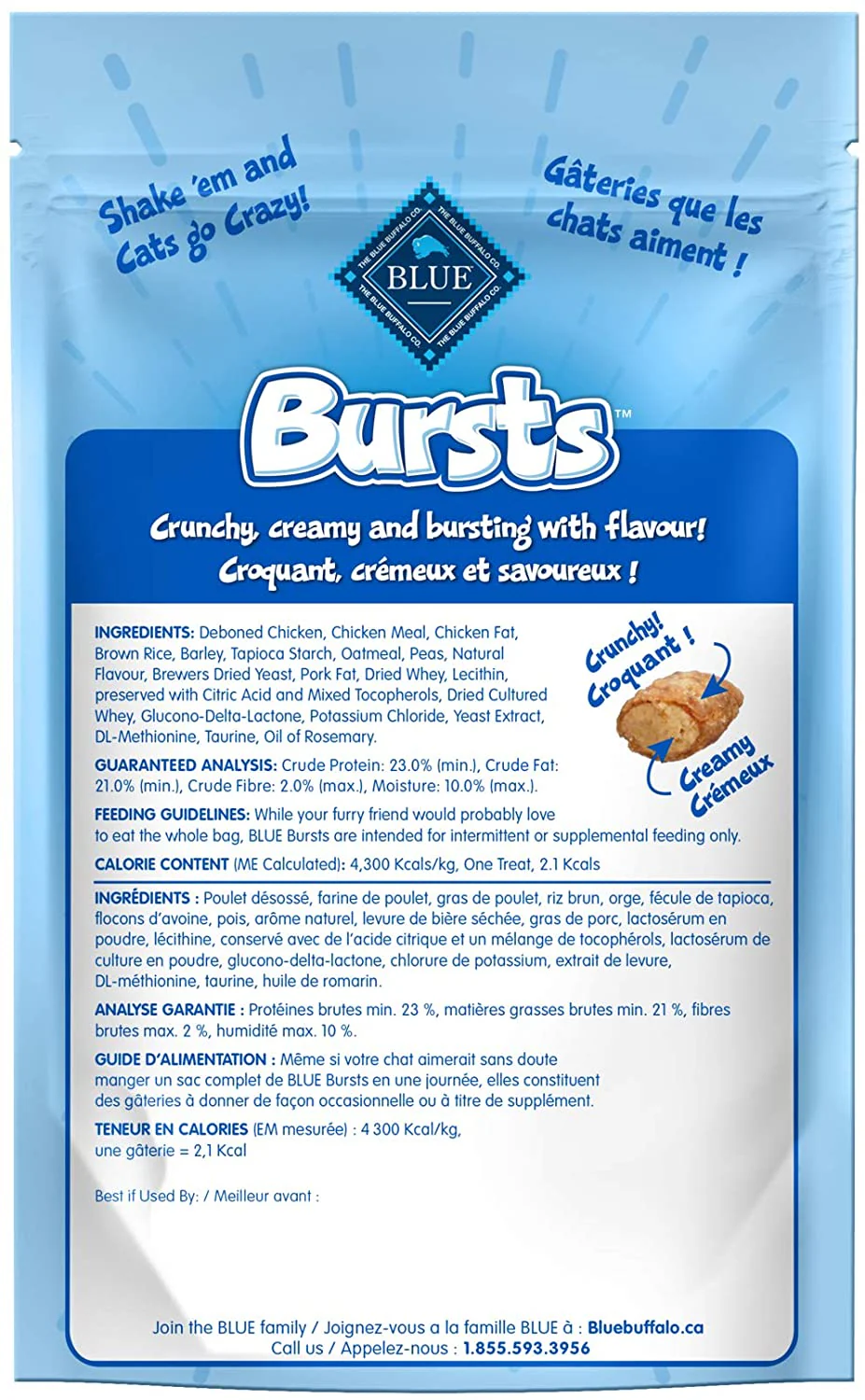 Blue Buffalo Bursts Cat Treats Chicken - Image 3