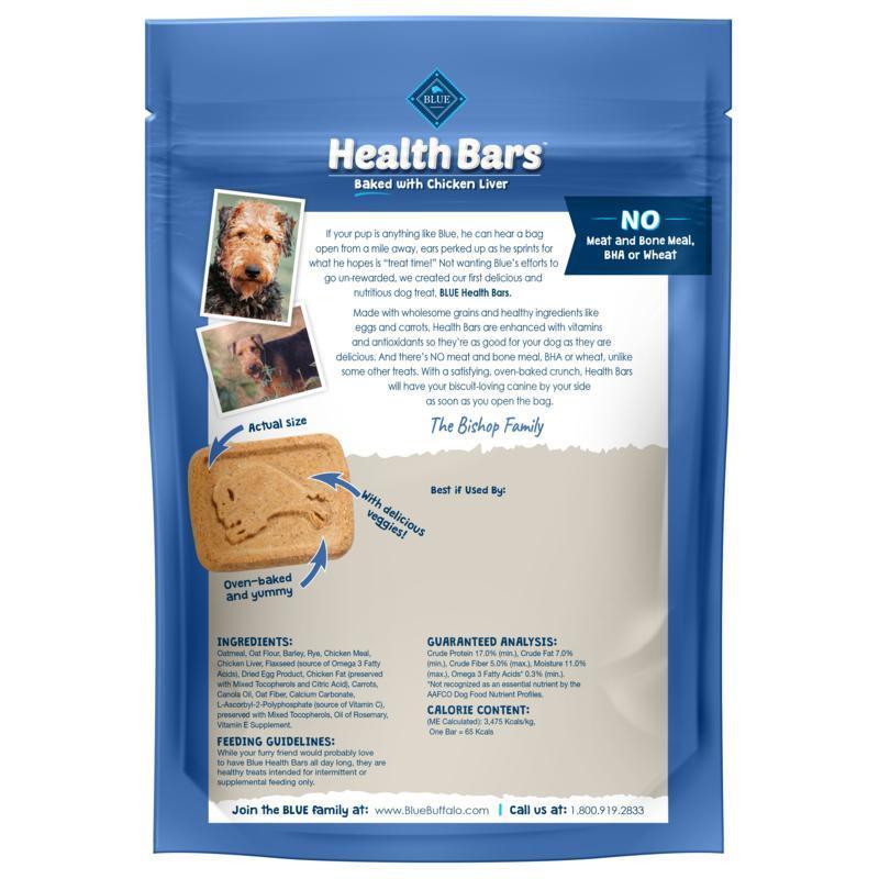 Blue Buffalo Health Bars Dog Treats Chicken Liver Crunch - Image 2