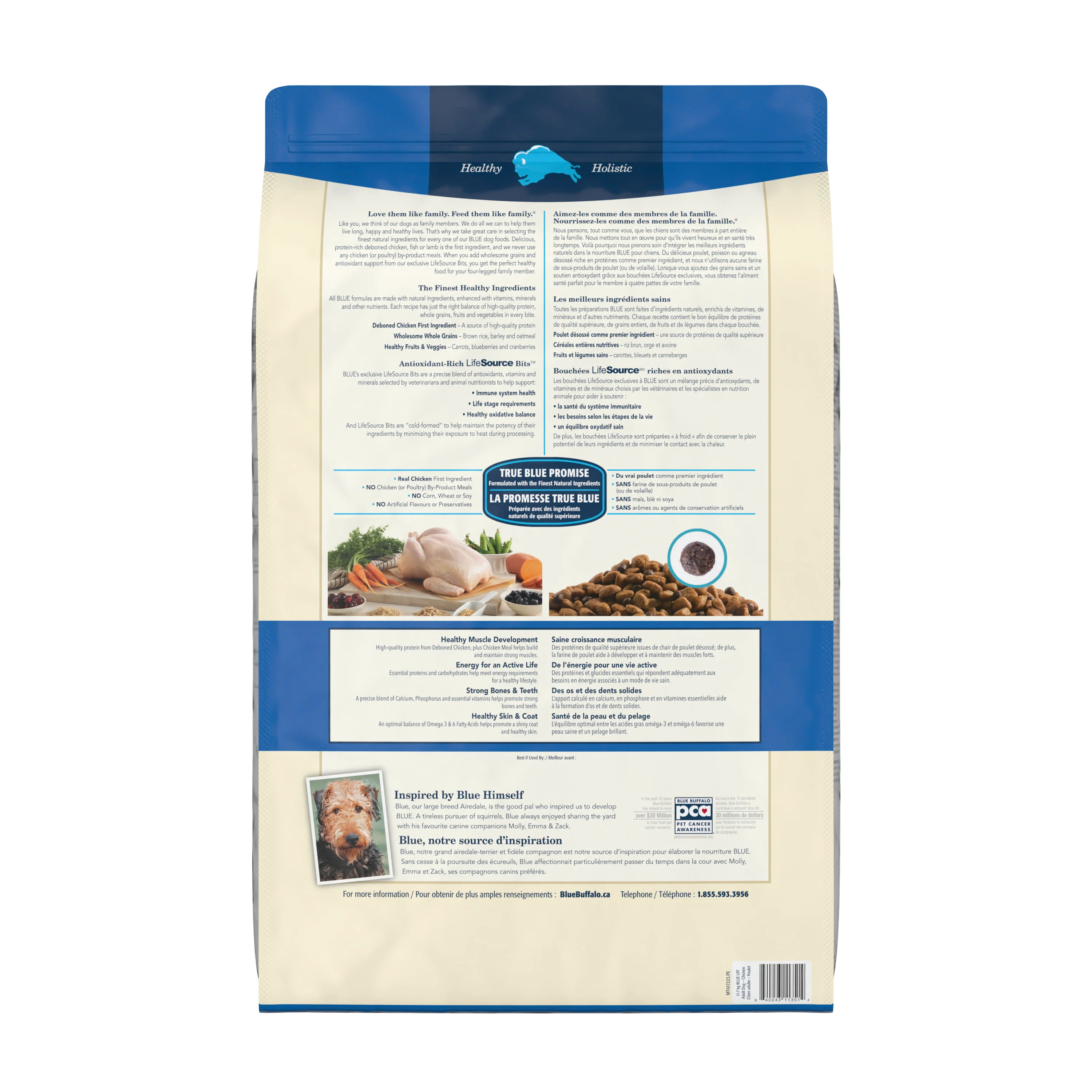 Blue Buffalo Life Protection Dog Food Chicken & Brown Rice - Image 3