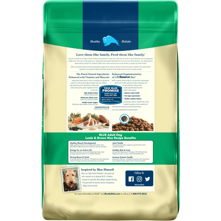 Blue Buffalo Life Protection Dog Food Lamb & Brown Rice - Image 8
