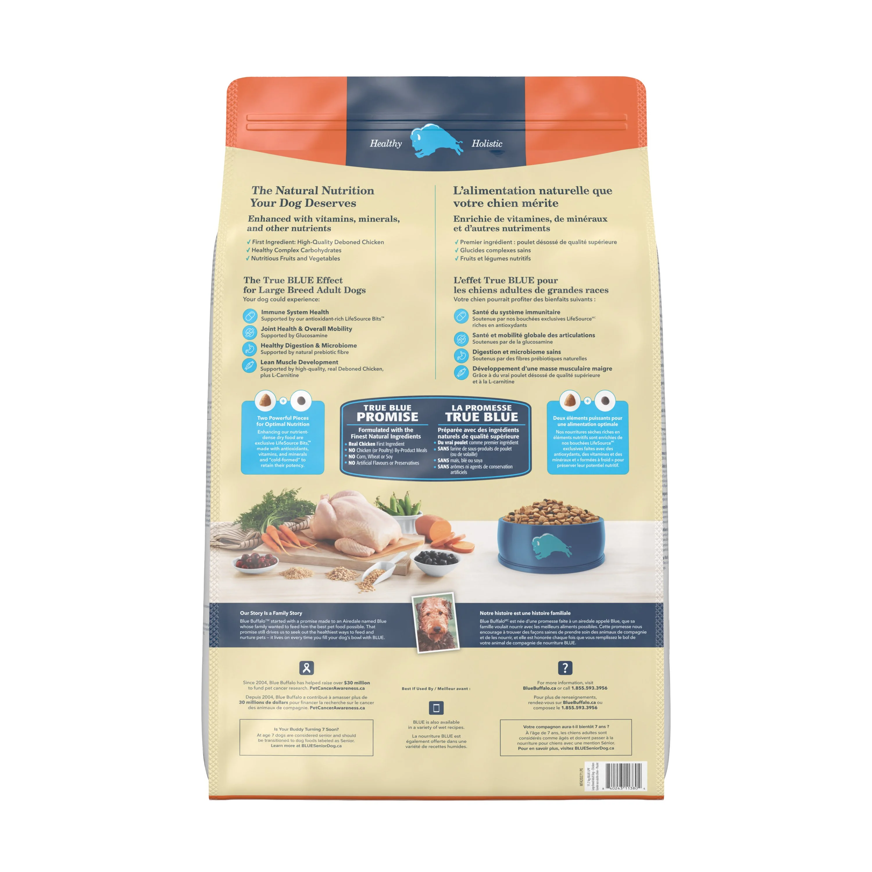 Blue Buffalo Life Protection Dog Food Large Breed Chicken & Brown Rice - Image 4