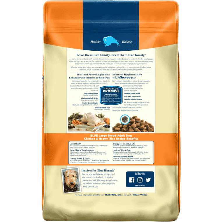 Blue Buffalo Life Protection Dog Food Large Breed Chicken & Brown Rice - Image 8
