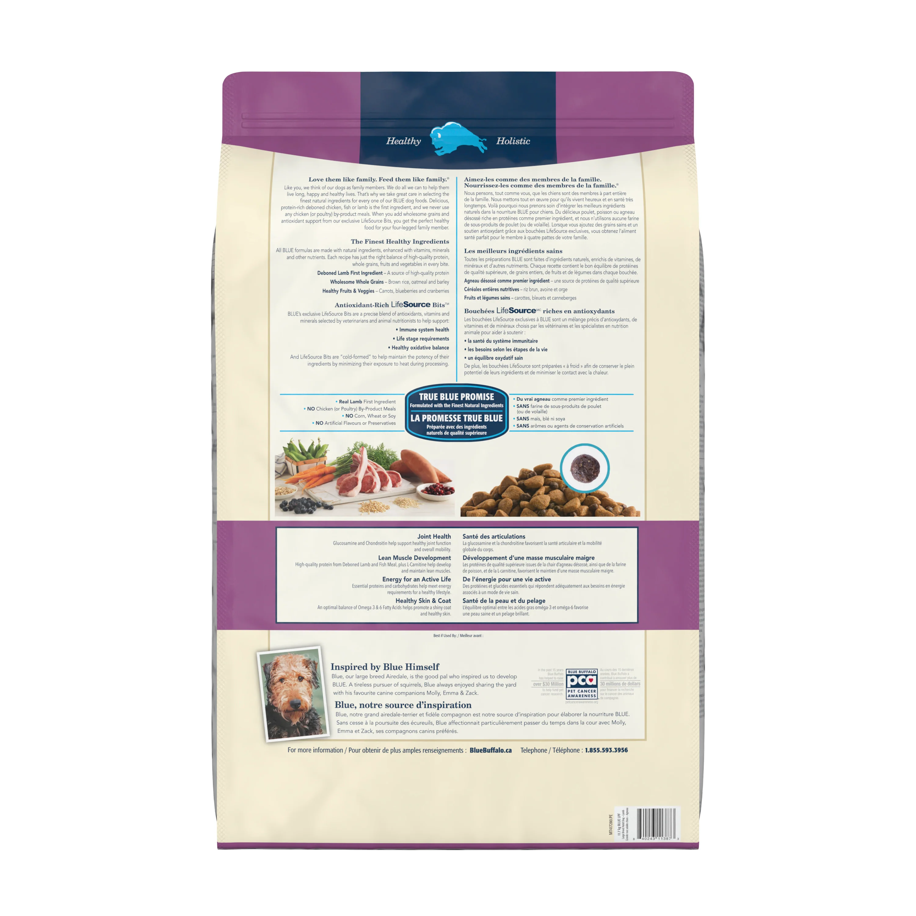 Blue Buffalo Life Protection Dog Food Large Breed Lamb & Brown Rice - Image 2