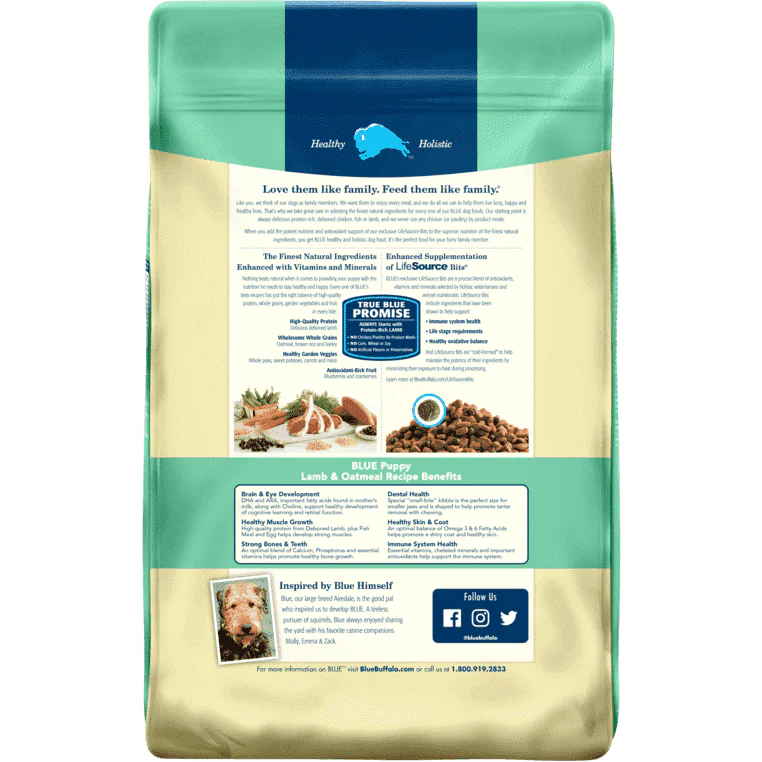 Blue Buffalo Life Protection Dog Food Lamb & Oatmeal Puppy - Image 8