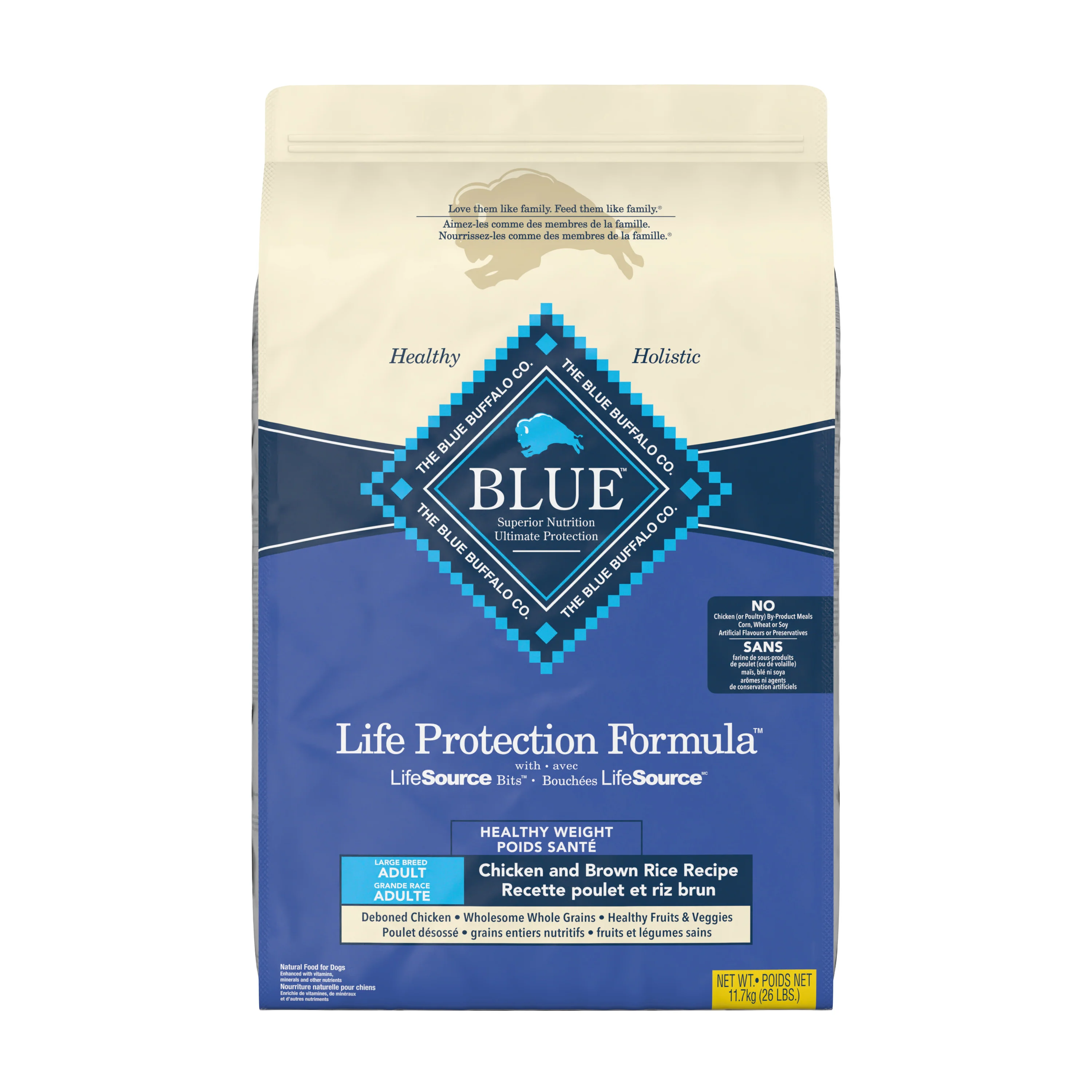 Blue Buffalo Life Protection Dog Food Large Breed Weight Control Chicken &