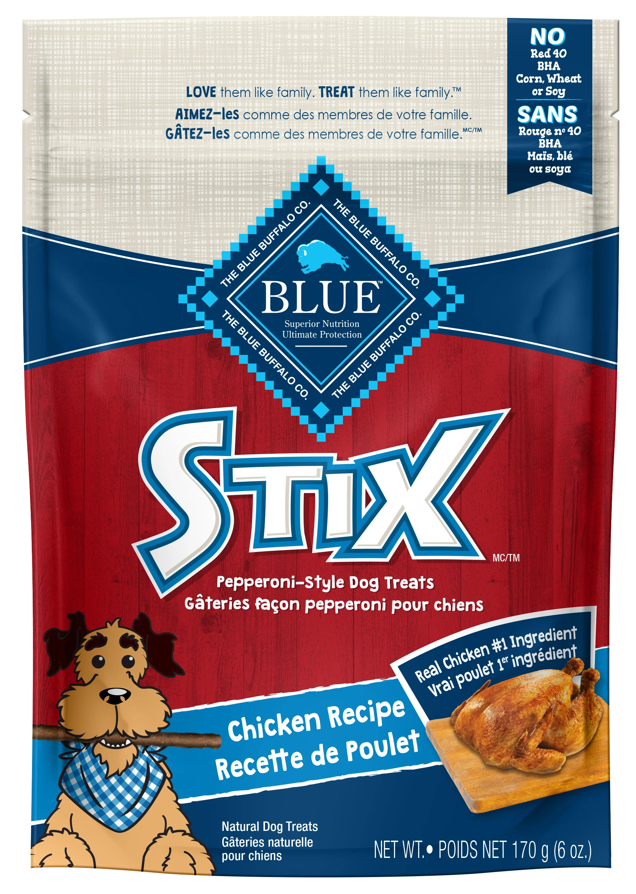 Blue Buffalo Stix Dog Treats Chicken