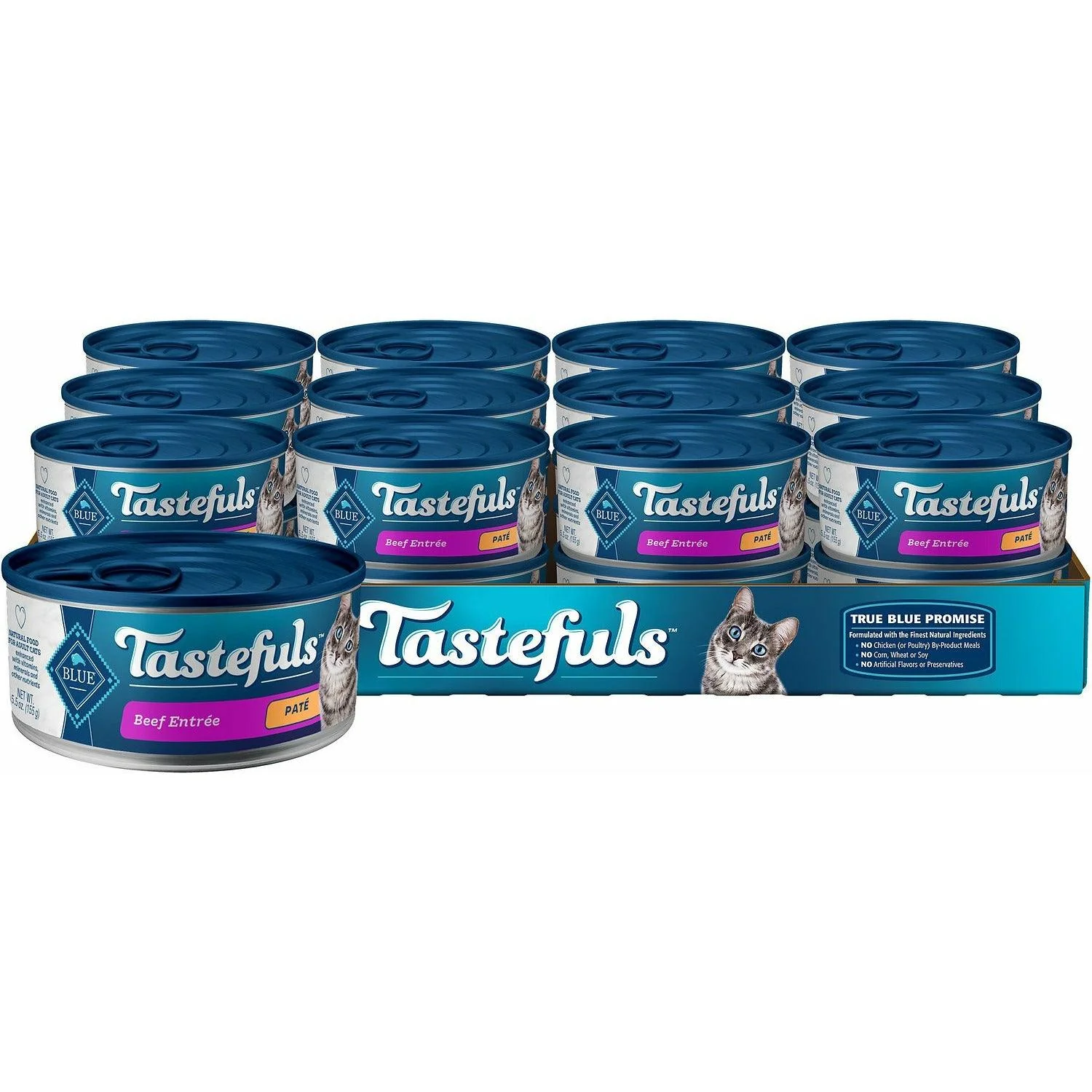 Blue Buffalo Tastefuls Cat Wet Food Beef - Image 8