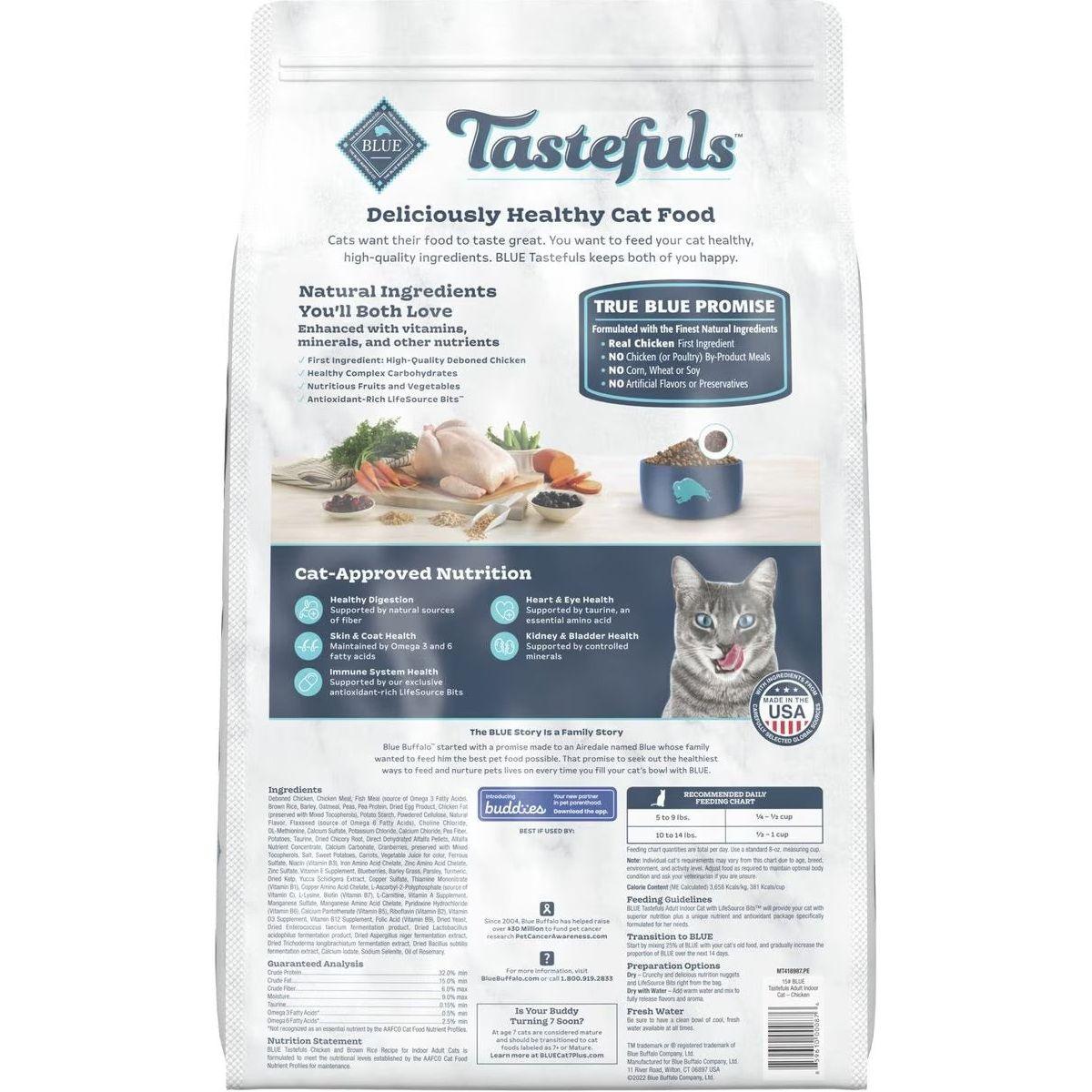 Blue Buffalo Life Protection Cat Food Indoor Chicken & Brown Rice - Image 8