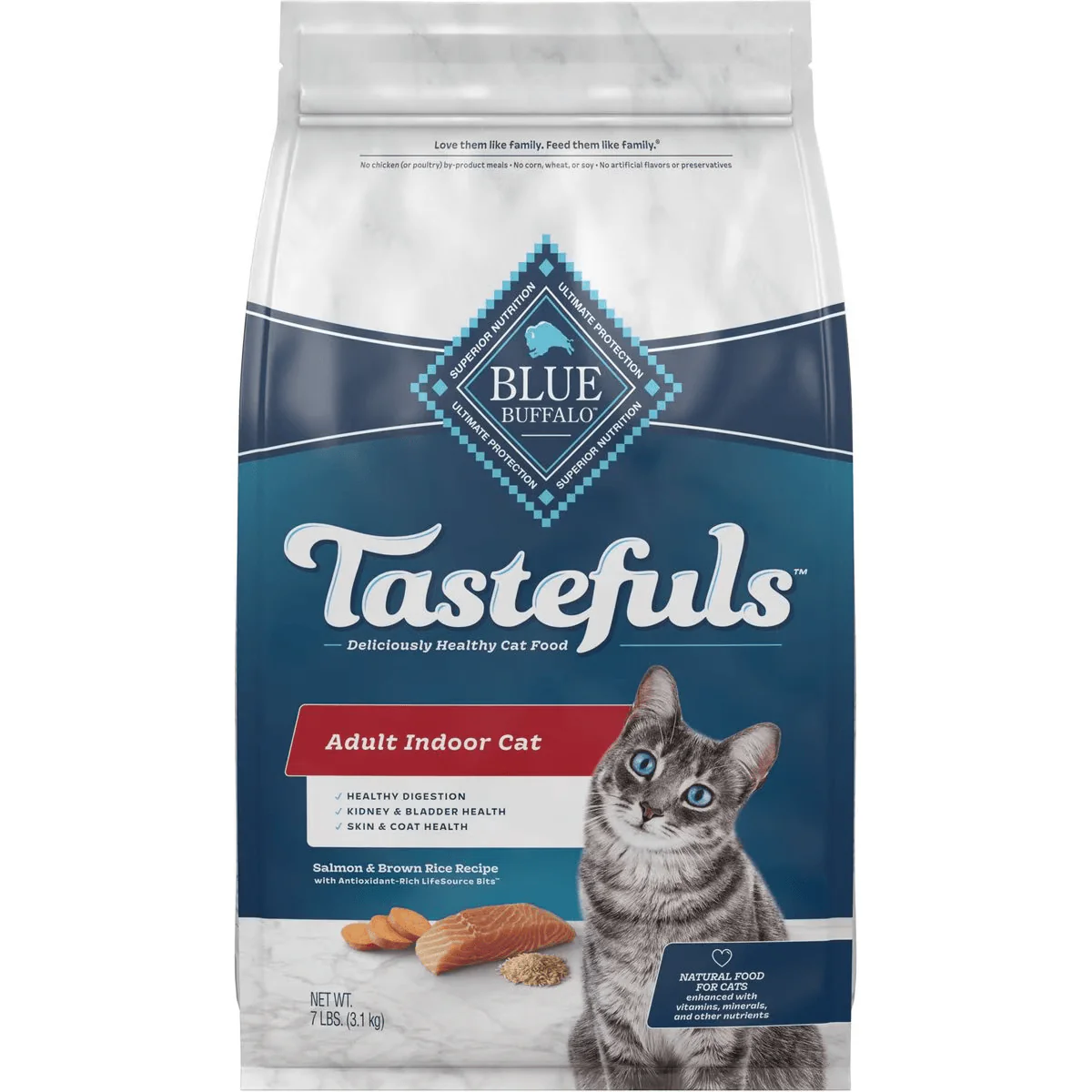 Blue Buffalo Life Protection Cat Food Indoor Salmon & Brown Rice - Image 7