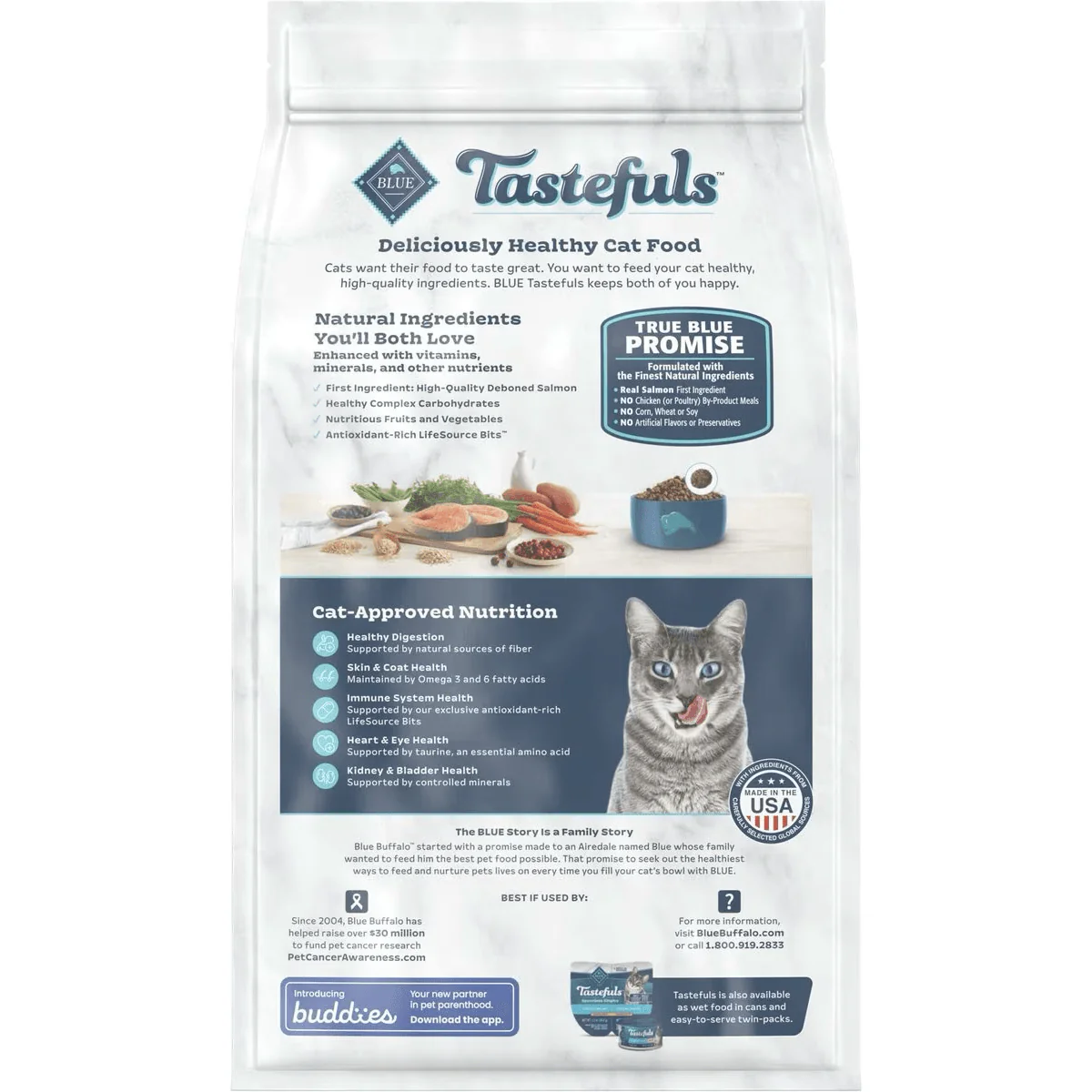Blue Buffalo Life Protection Cat Food Indoor Salmon & Brown Rice - Image 8