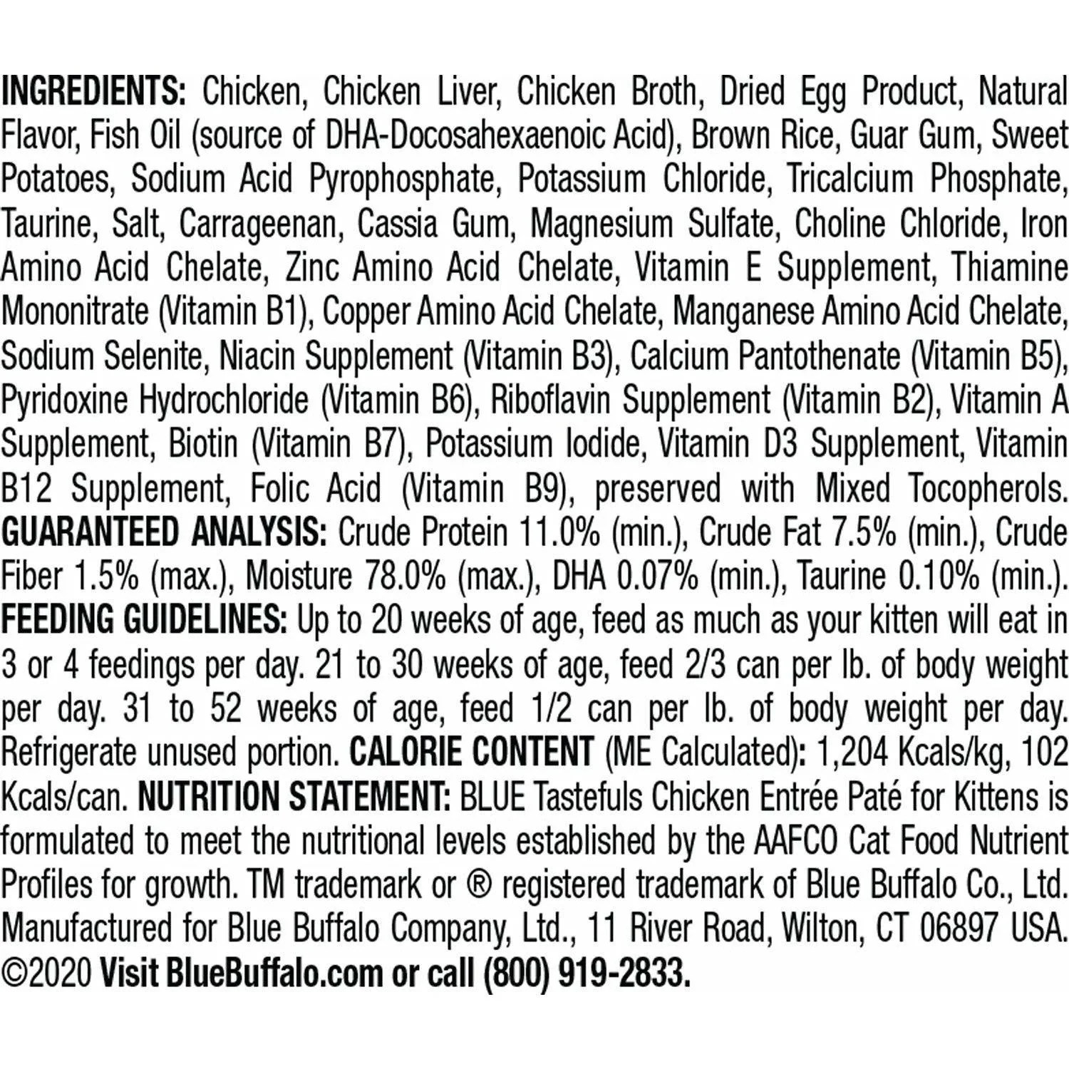 Blue Buffalo Tastefuls Cat Wet Food Chicken Kitten - Image 8
