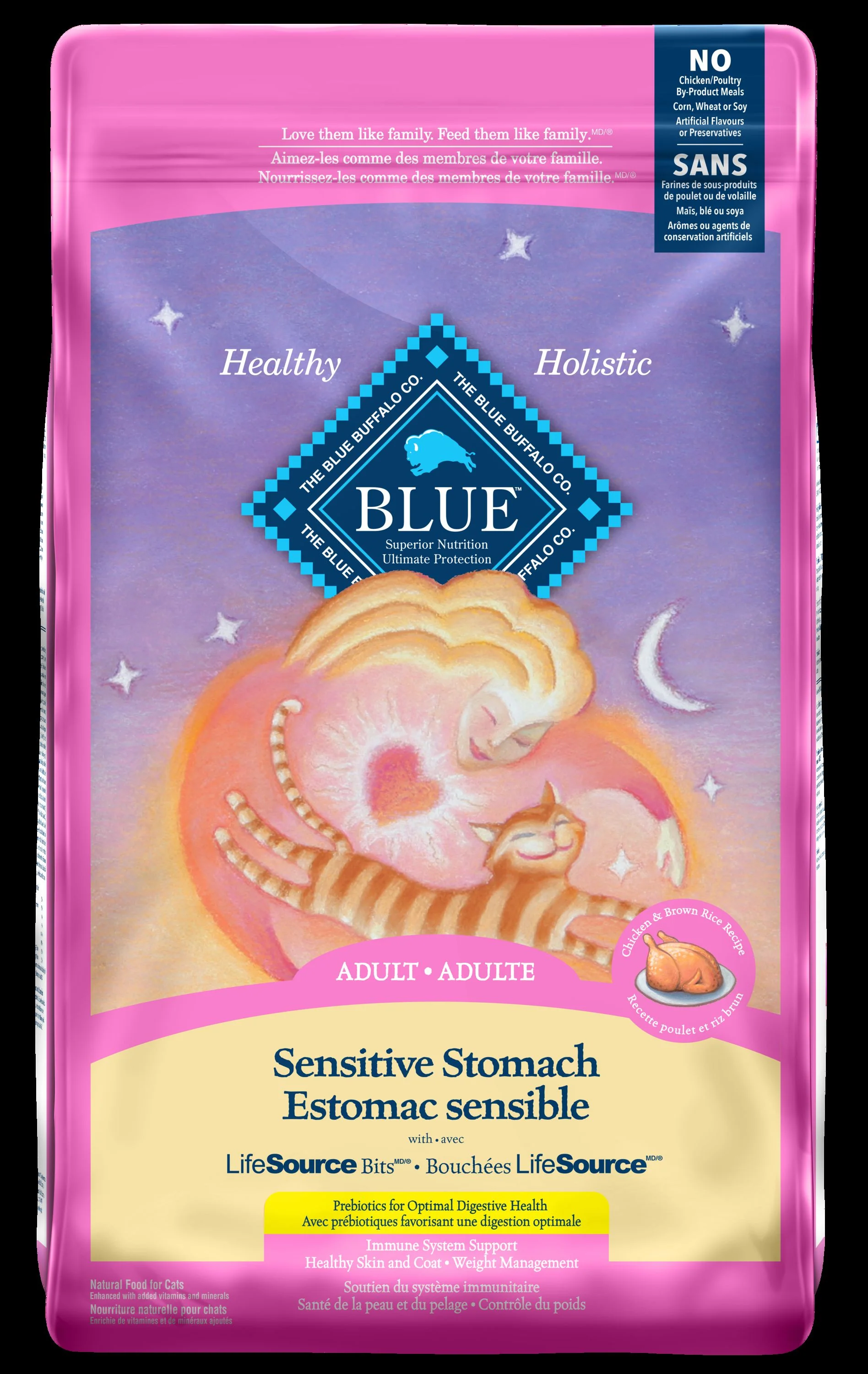 Blue Buffalo Life Protection Cat Food Sensitive Stomach Chicken & Brown Rice