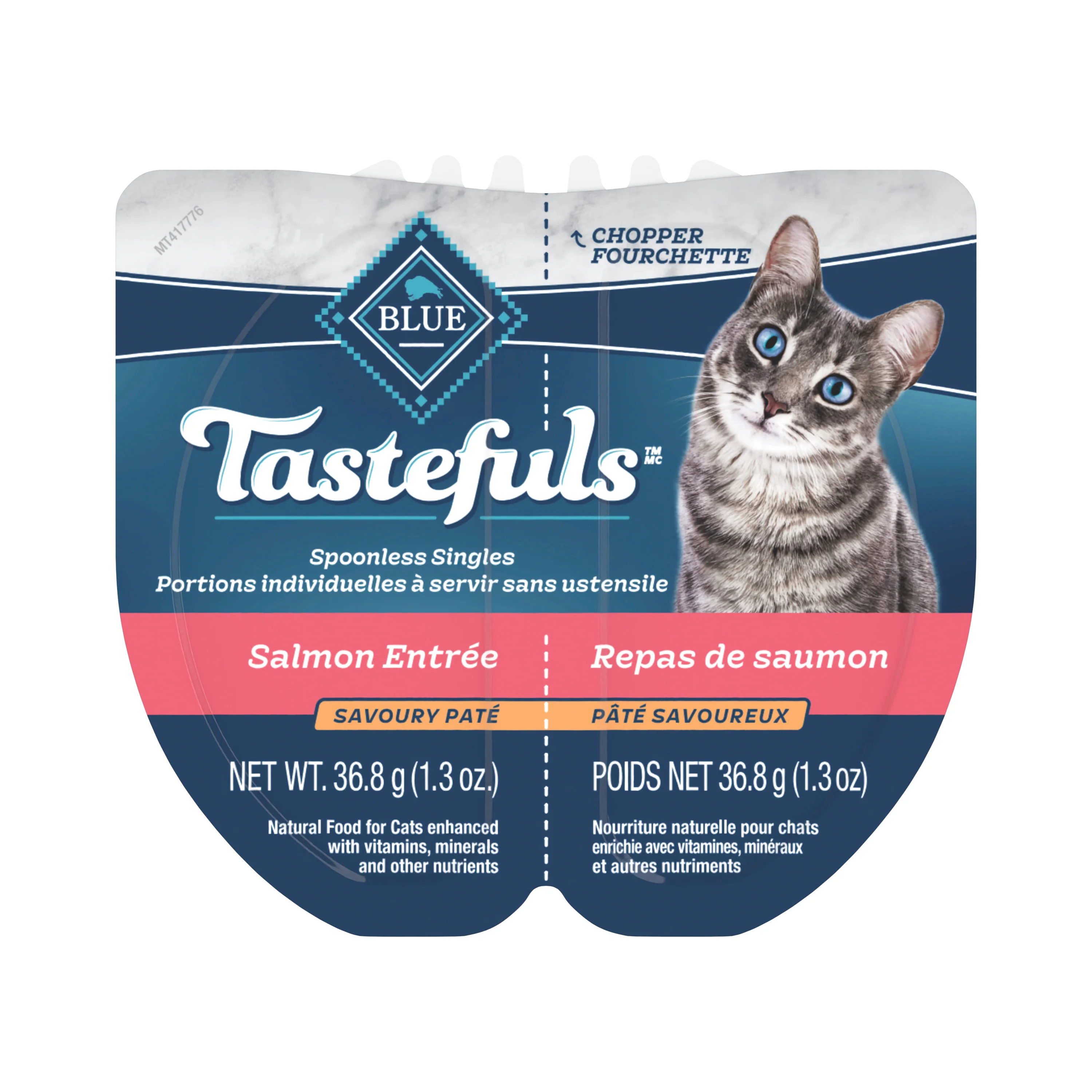 Blue Buffalo Tastefuls Cat Wet Food Spoonless Singles Salmon