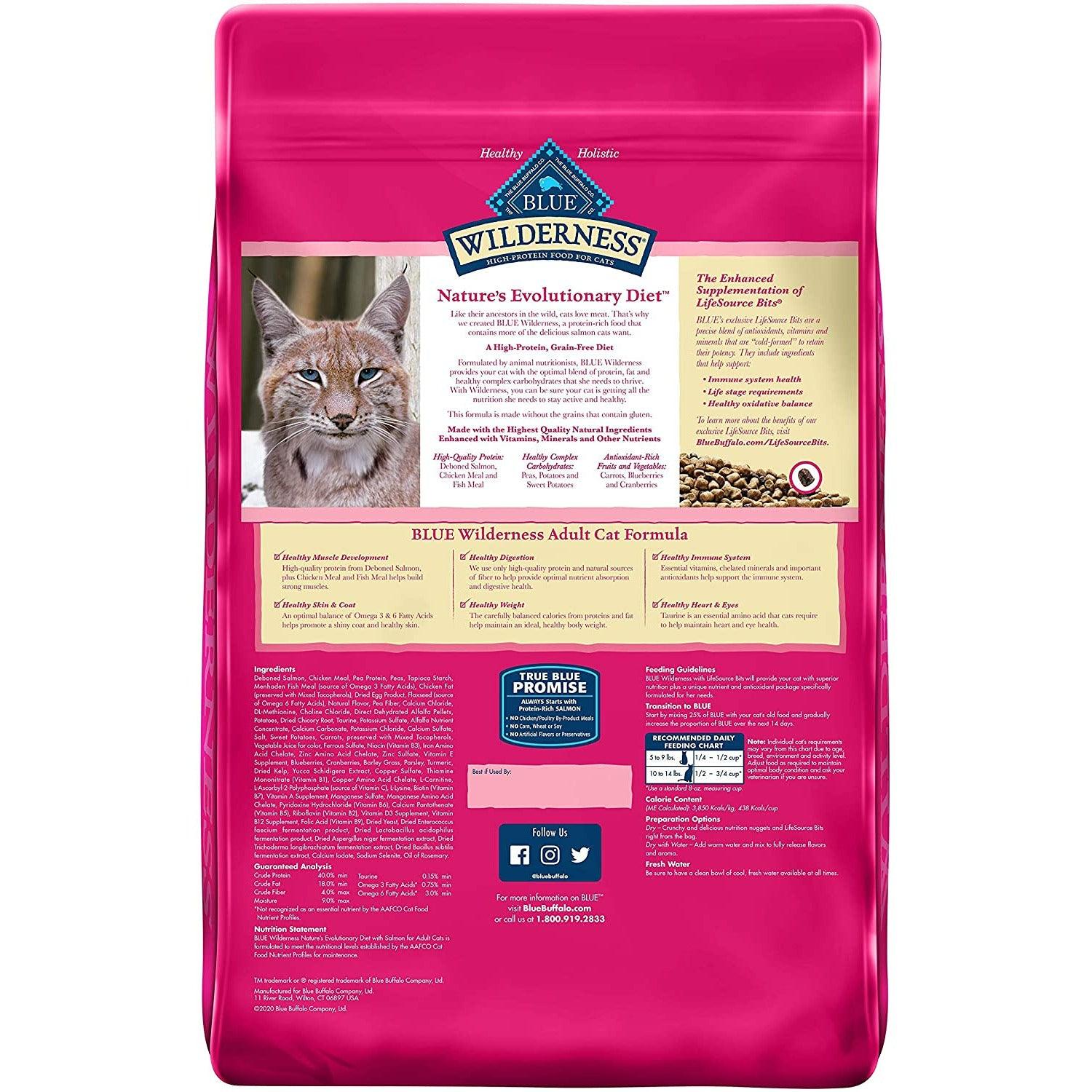 Blue Buffalo Wilderness Cat Food Salmon - Image 9