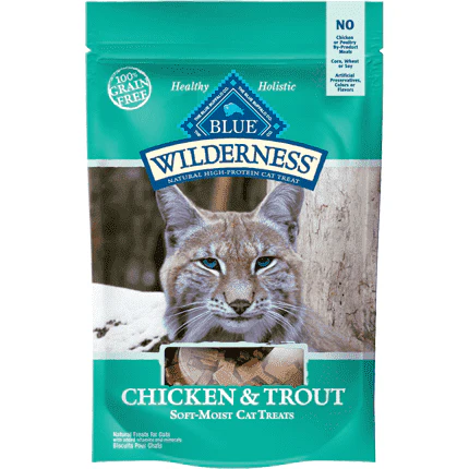 Blue Buffalo Wilderness Cat Treats Chicken & Trout - Image 4