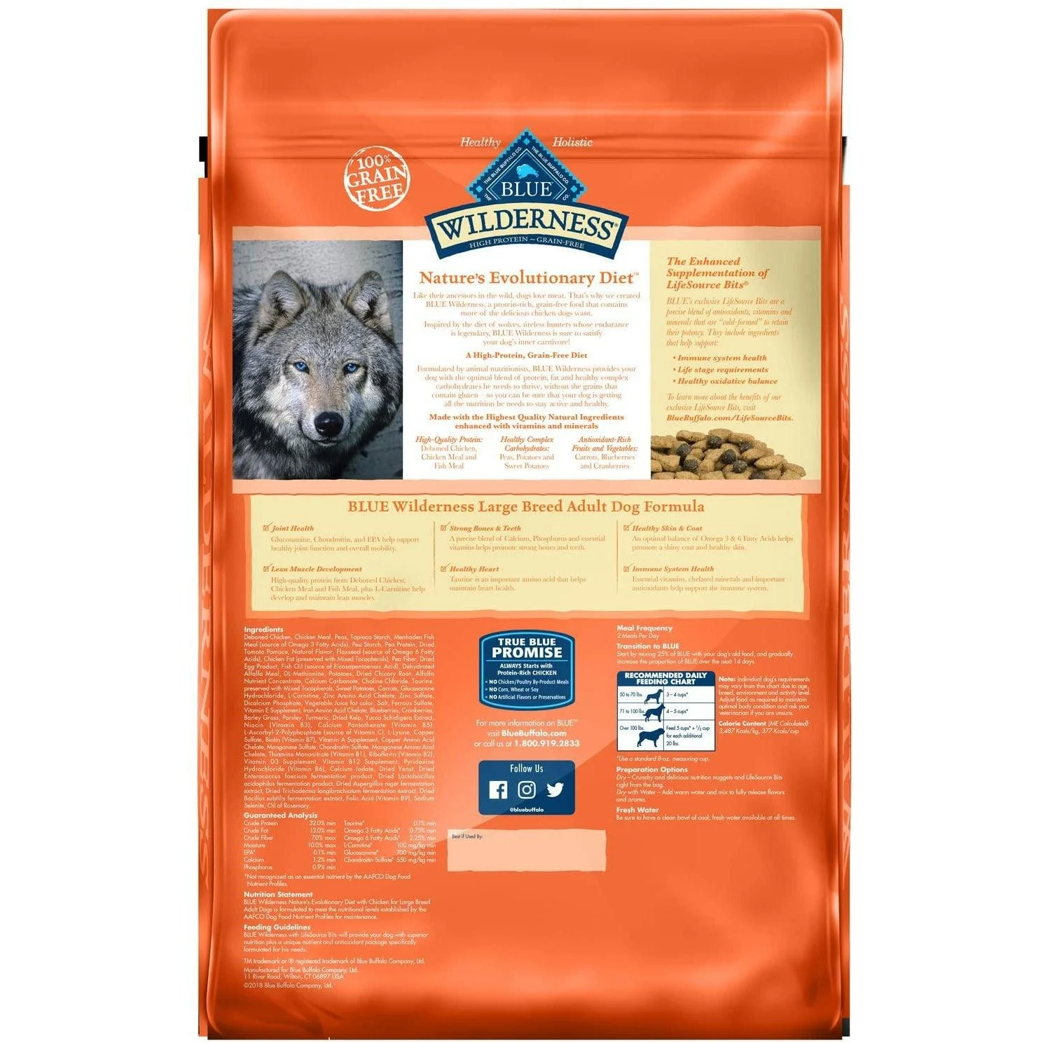 Blue Buffalo Wilderness Dog Food Large Breed Chicken - Image 7