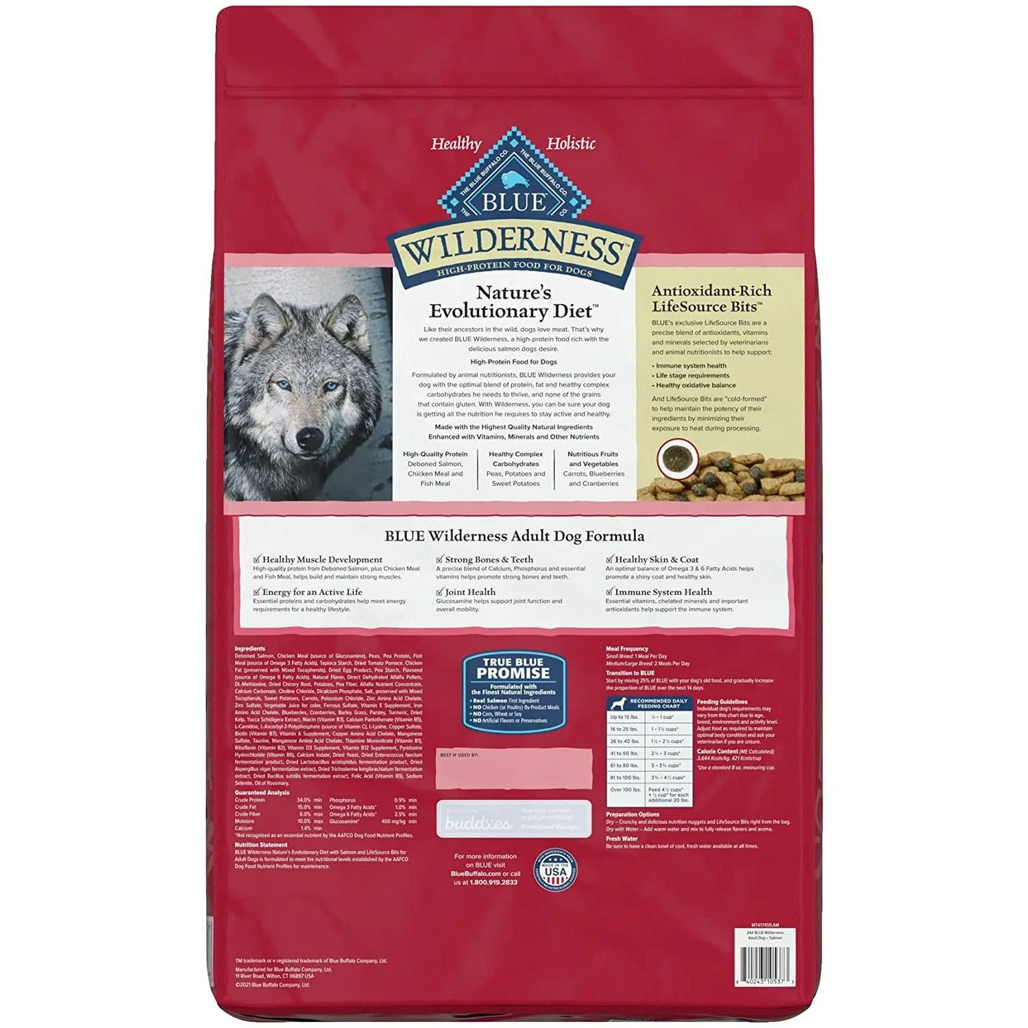 Blue Buffalo Wilderness Dog Food Salmon - Image 9