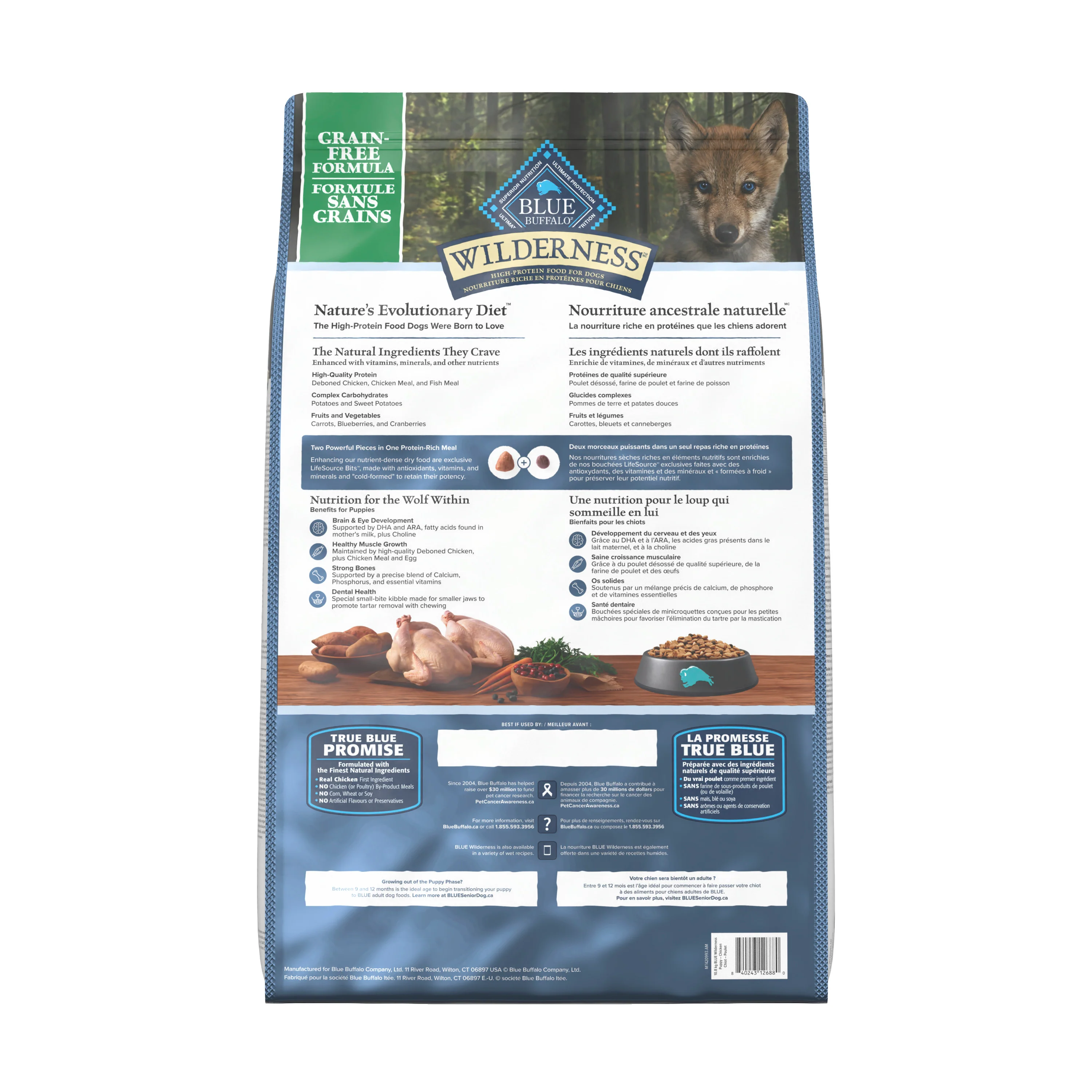 Blue Buffalo Wilderness Dog Food Chicken Puppy - Image 3