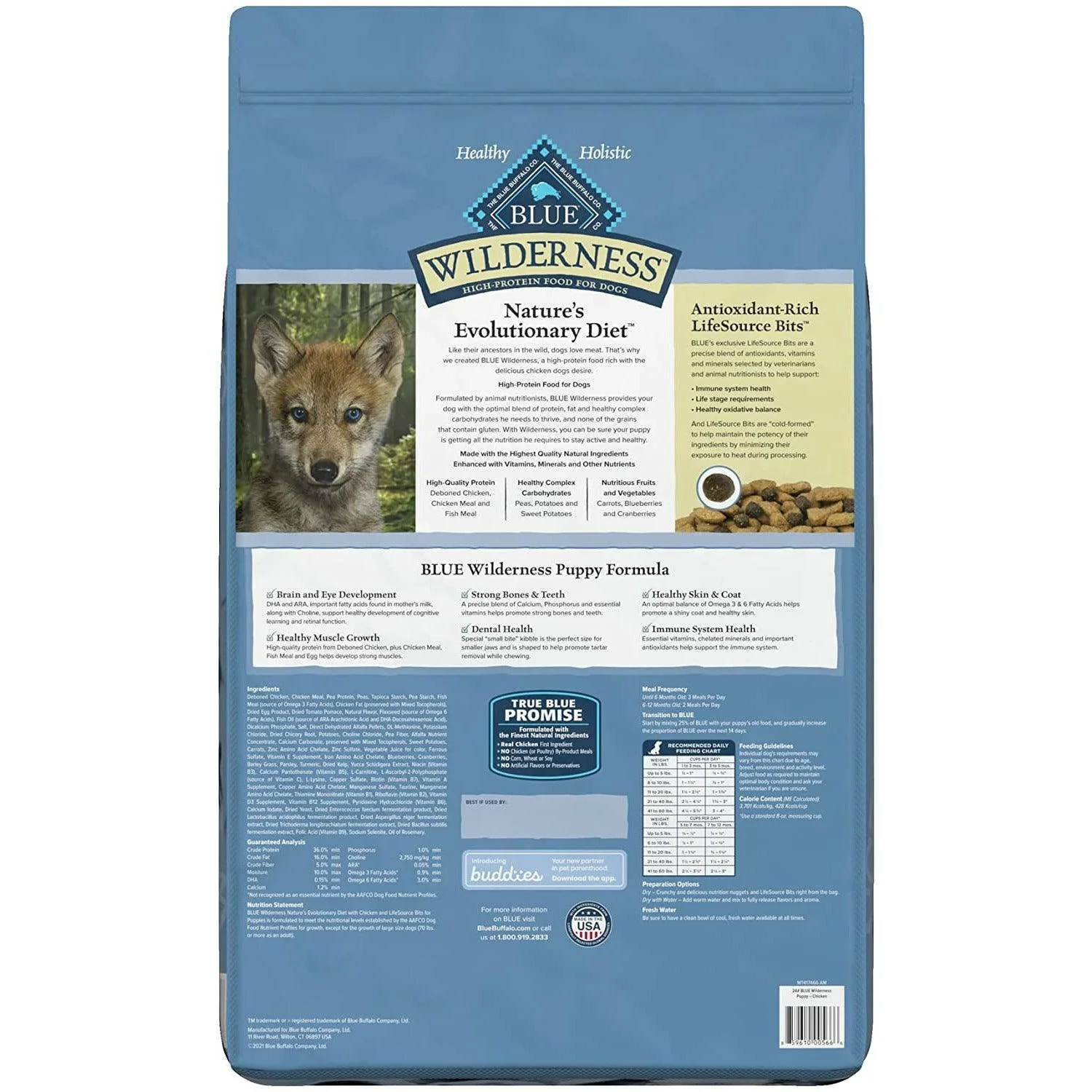 Blue Buffalo Wilderness Dog Food Chicken Puppy - Image 8