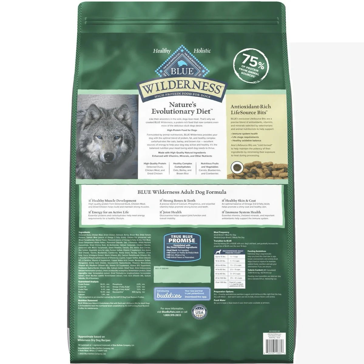 Blue Buffalo Wilderness Dog Food Duck - Image 10