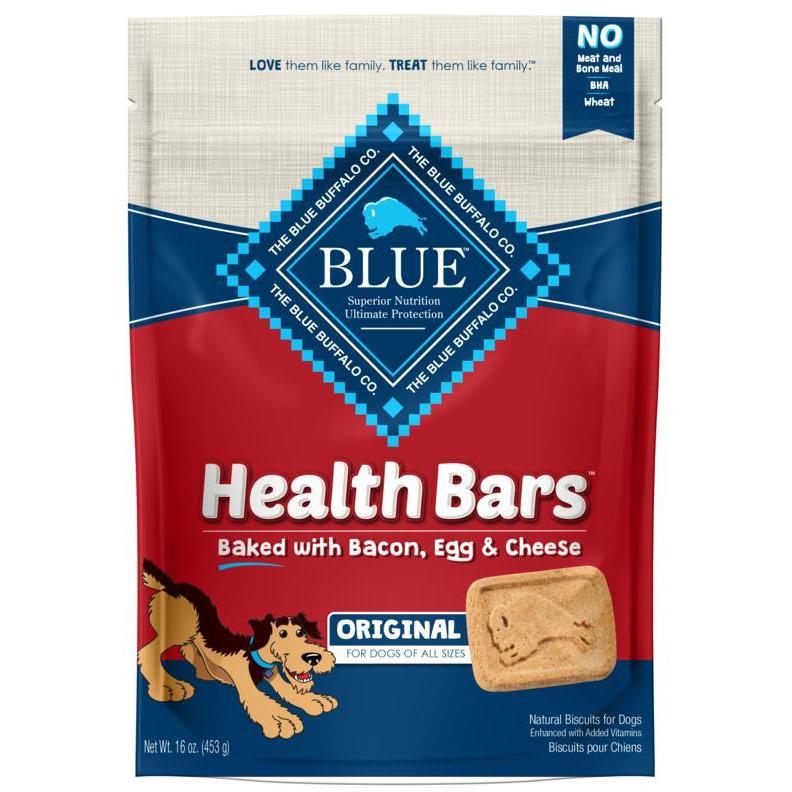 Blue Buffalo Health Bars Dog Treats Bacon, Egg & Cheese
