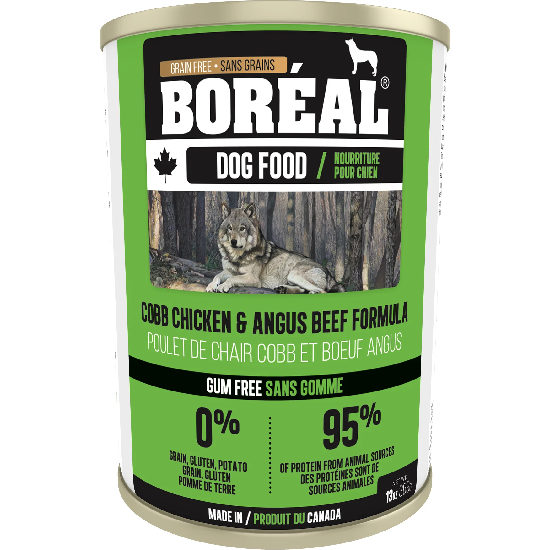 Boréal Cobb Chicken Angus Beef Formula Canned Dog Food