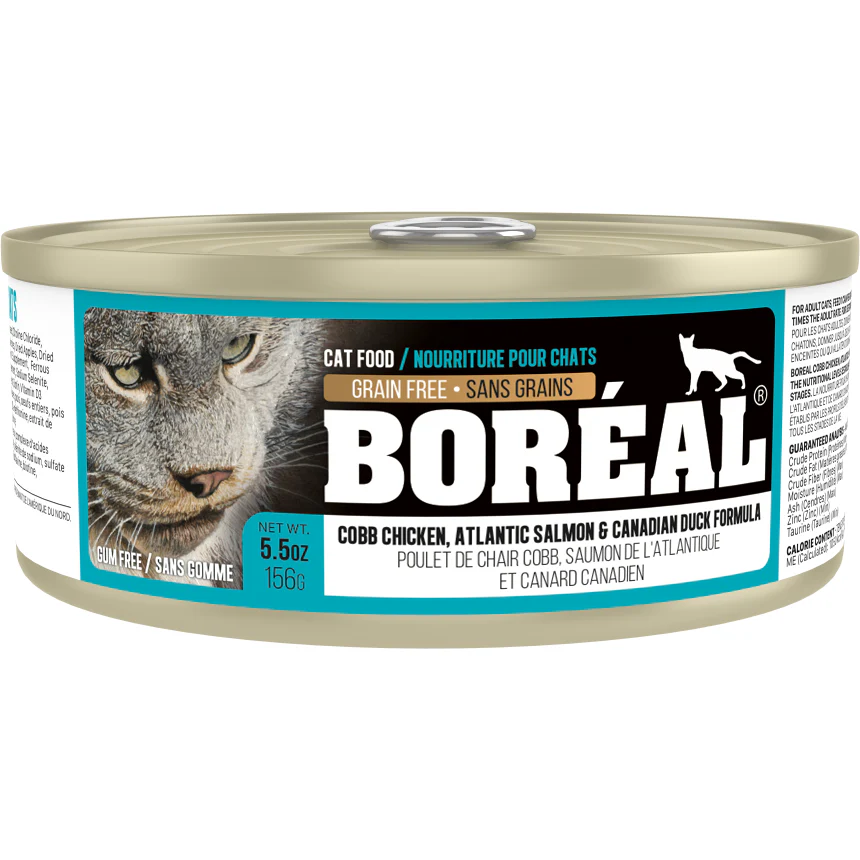 Boréal Cobb Chicken Atlantic Salmon Canadian Duck Can Cat Food