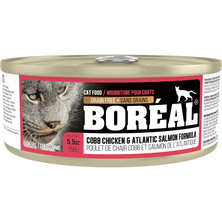 Boréal Cobb Chicken Atlantic Salmon Formula Canned Cat Food