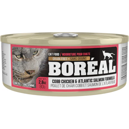 Boréal Cobb Chicken Atlantic Salmon Formula Canned Cat Food - Image 2