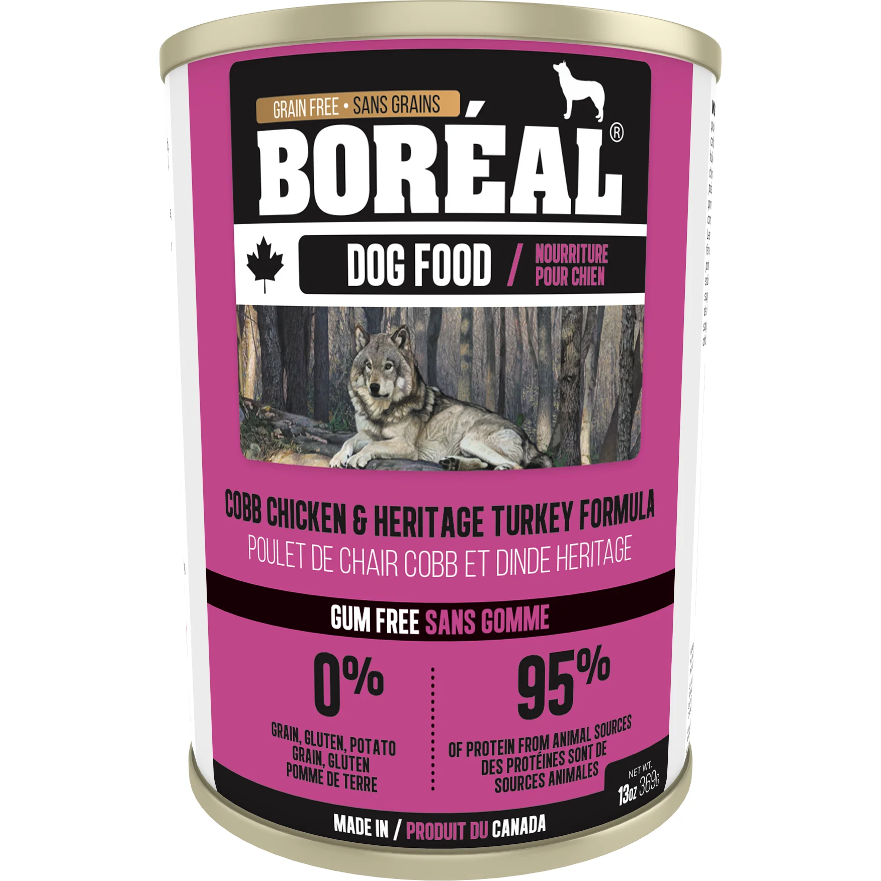Boréal Cobb Chicken Heritage Turkey Formula Canned Dog Food