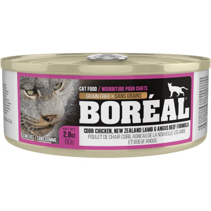 Boréal Cobb Chicken New Zealand Lamb Angus Beef Formula Canned Cat Food - Image 2