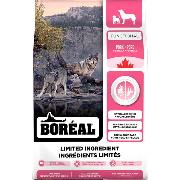 Boréal Functional Dog Food Limited Ingredients All Breeds Pork Formula