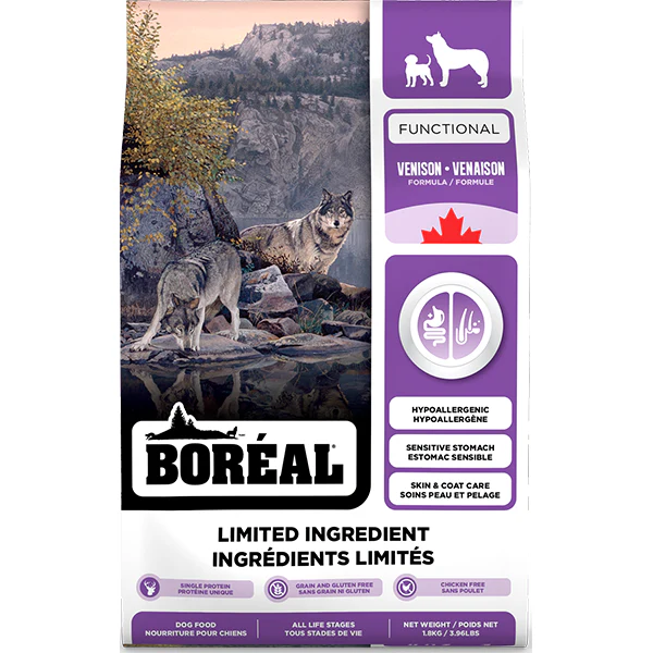 Boréal Functional Dog Food Limited Ingredients All Breeds Venison Formula