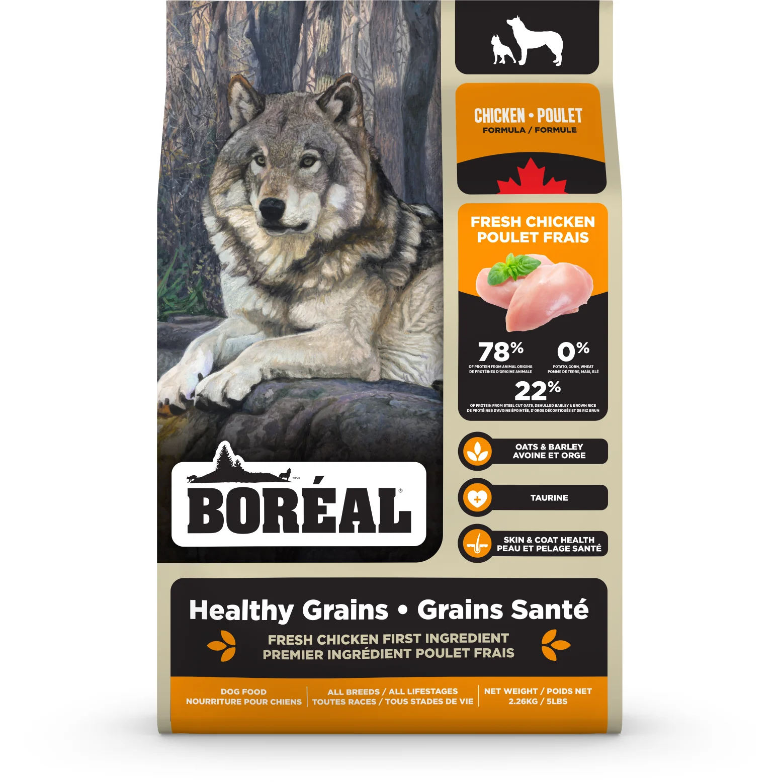 Boréal Healthy Grains Dog Chicken Formula