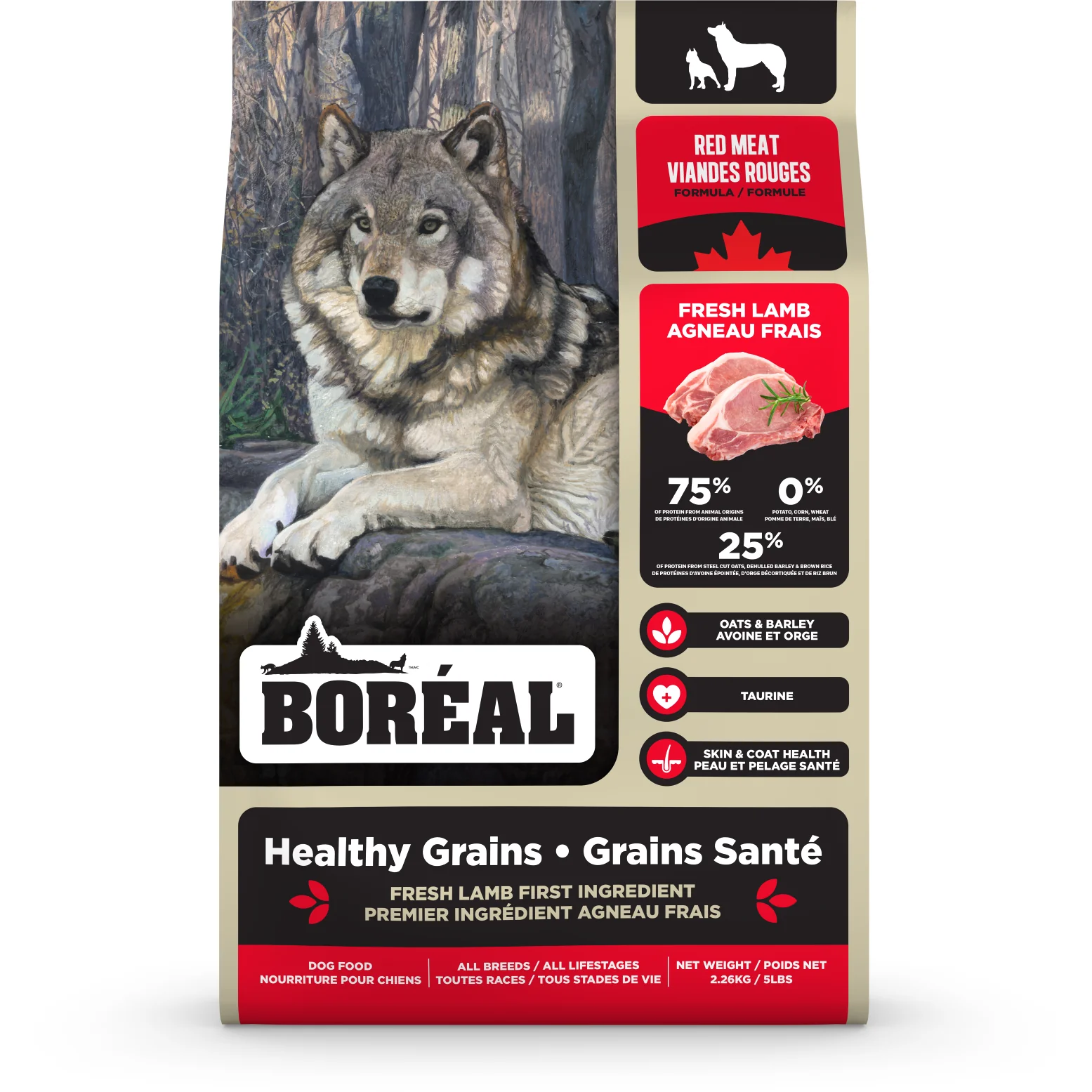 Boréal Healthy Grains Dog Red Meat Formula - Image 2