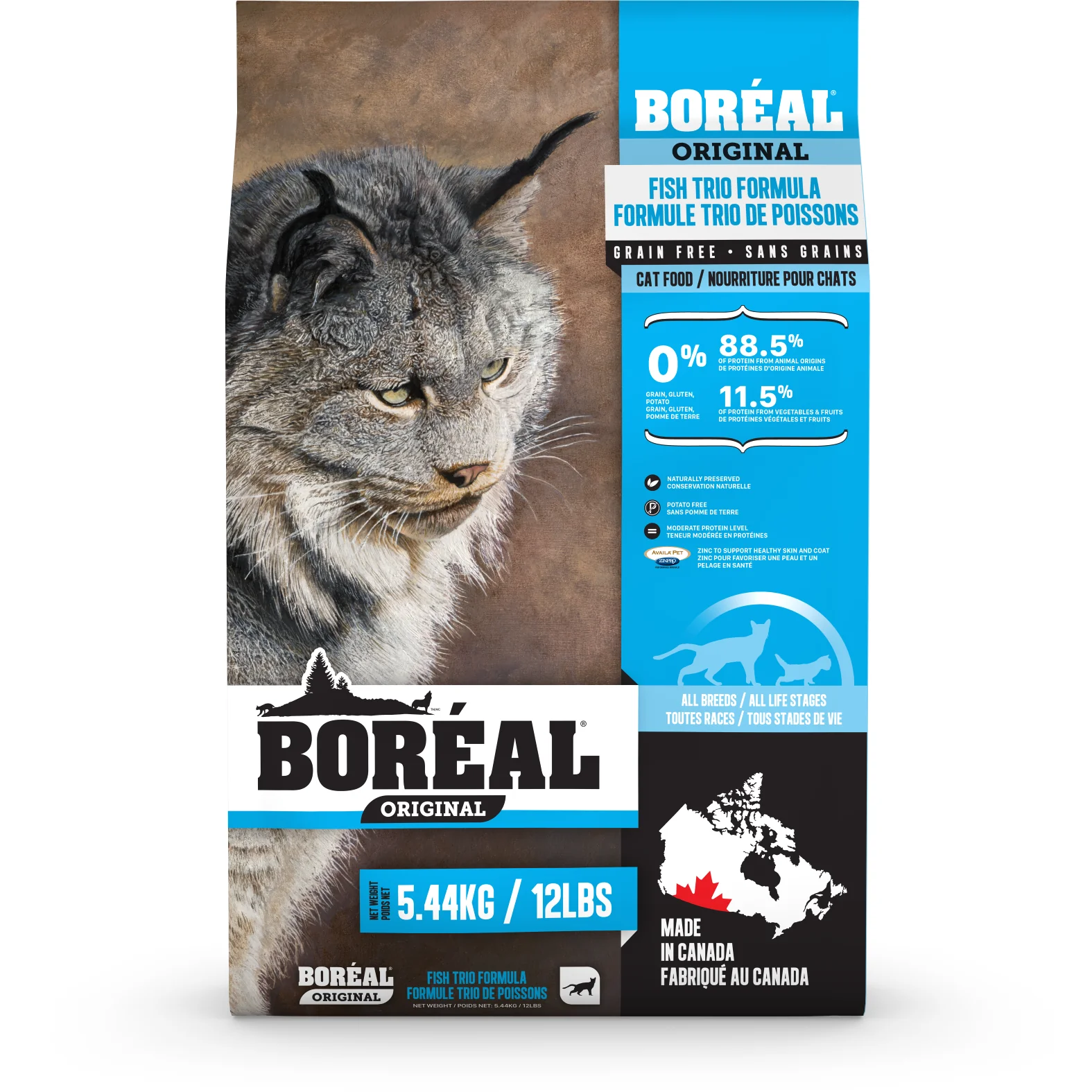 Boréal Original Cat Food All Breeds Fish Trio Formula - Image 2