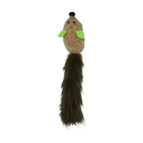 Bud-Z Cat Toy With Catnip Tube With Silky Tail Mouse - Image 2